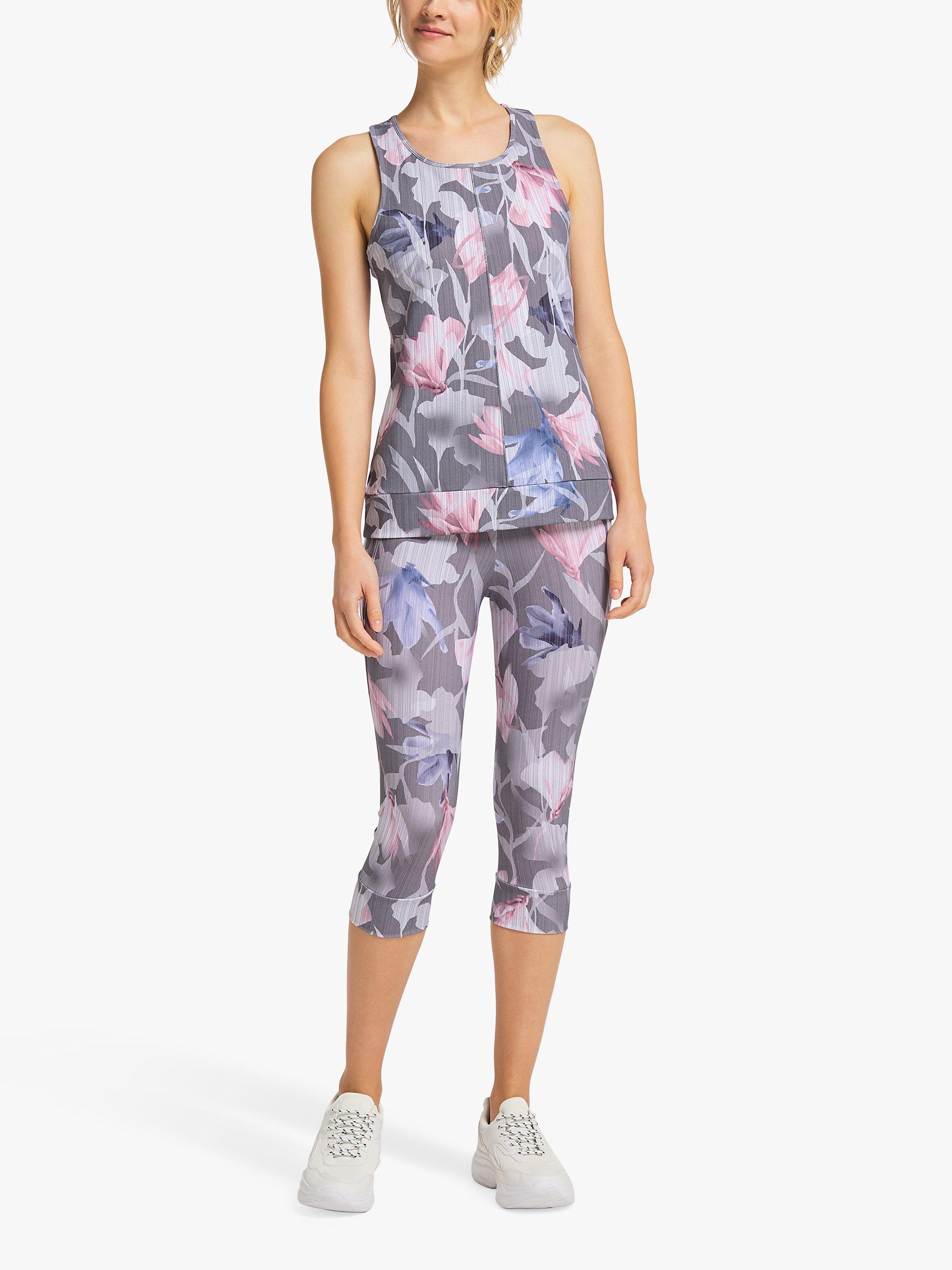 Product image 3 of 6, which shows Venice Beach Libera 7/8 Leggings, Floral Magnolia, XL