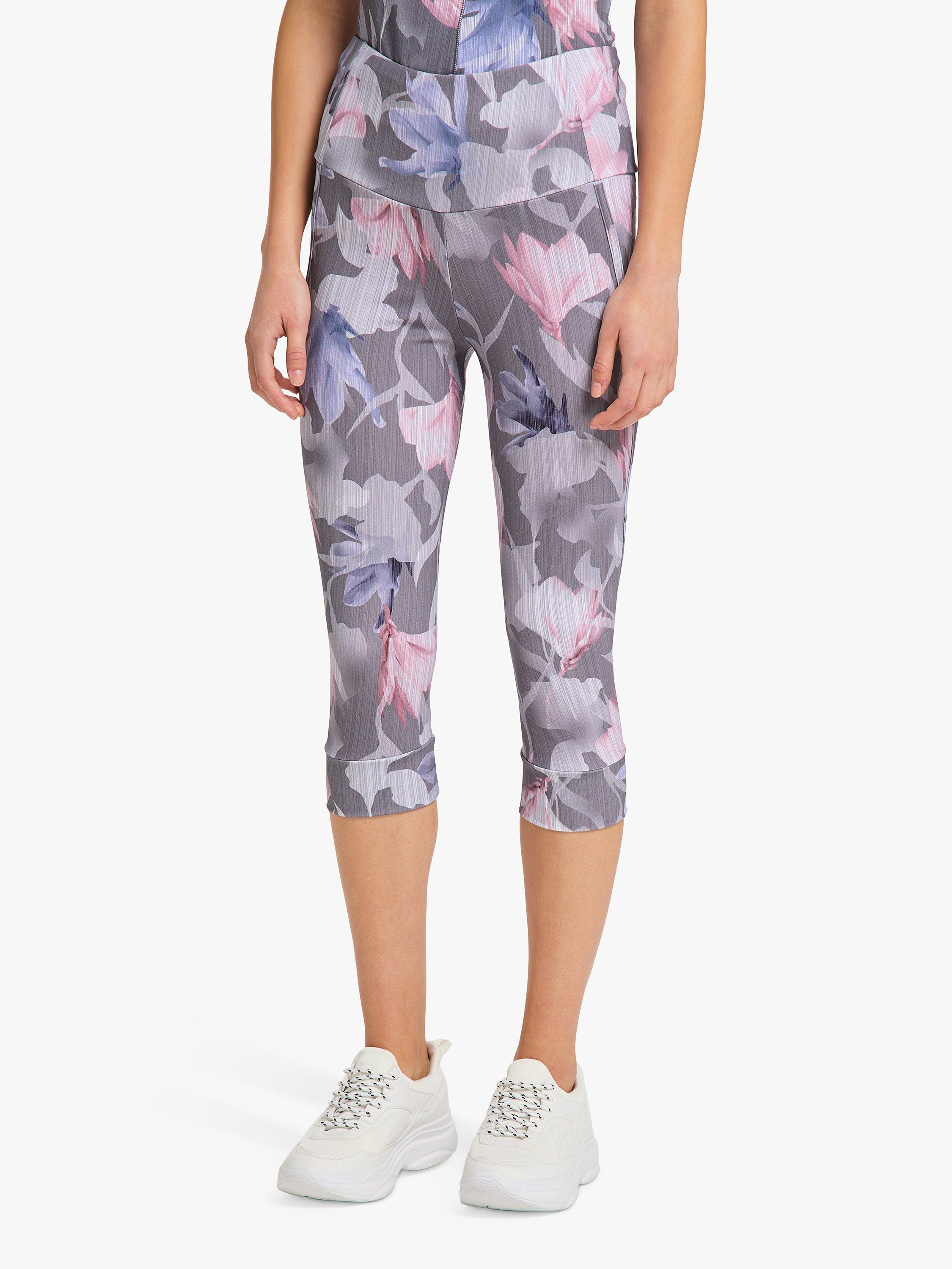 Product image 4 of 6, which shows Venice Beach Libera 7/8 Leggings, Floral Magnolia, XL