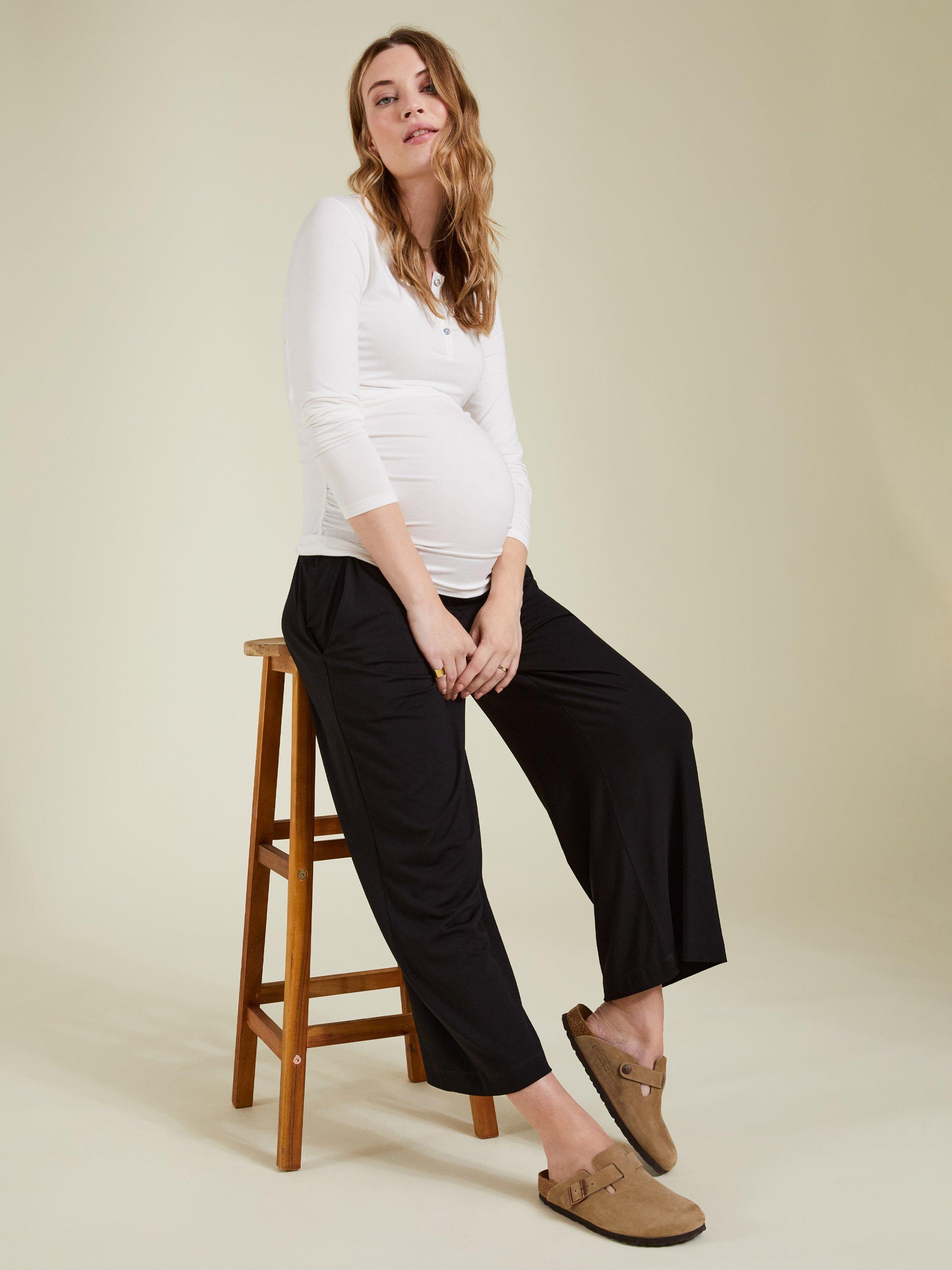 Isabella Oliver Bacall Maternity Top, Soft White, 8