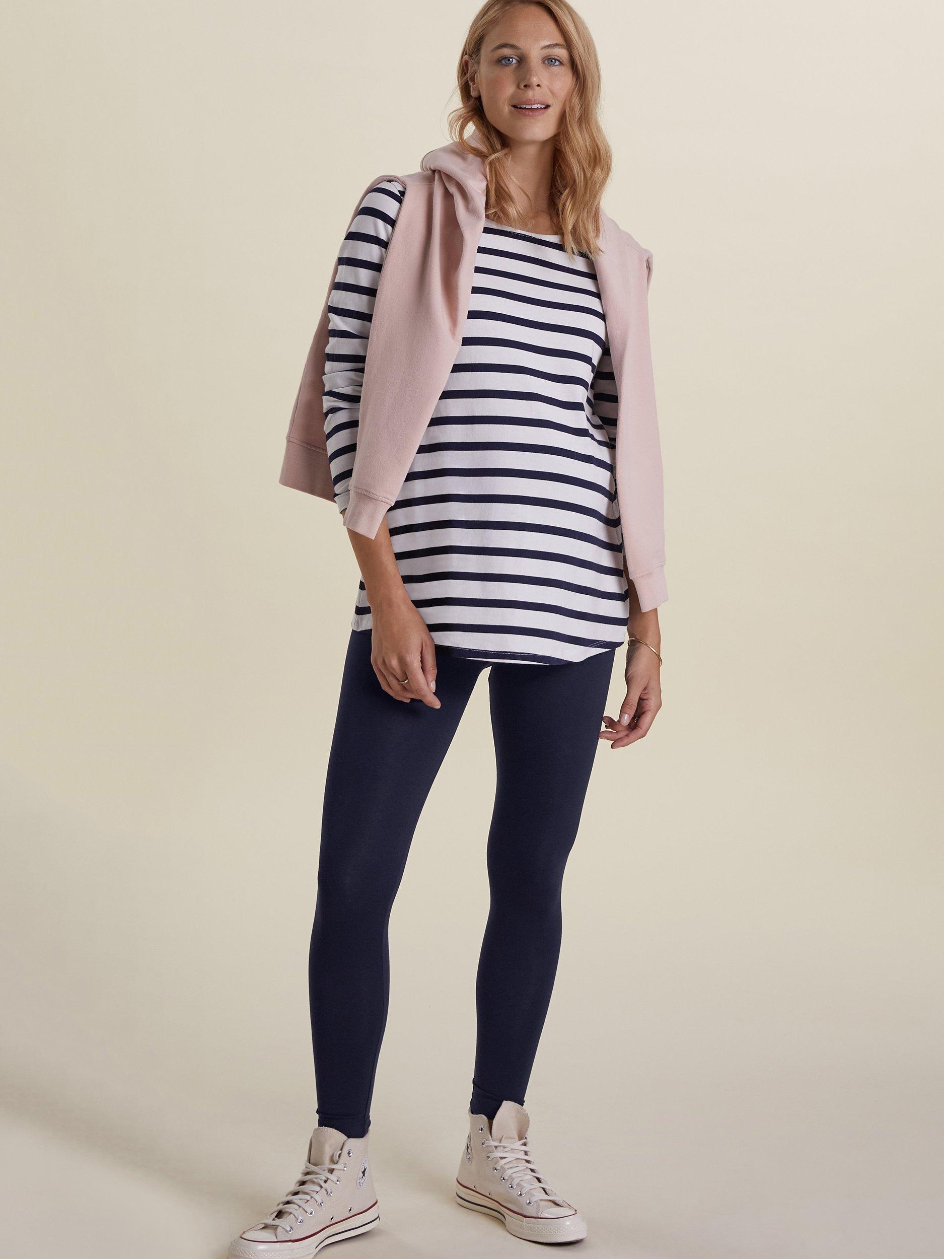 Isabella Oliver Arden Maternity Top, Navy/White