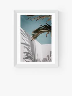 EAST END PRINTS Honeymoon Hotel 'Me Casa' Framed Print, White Frame