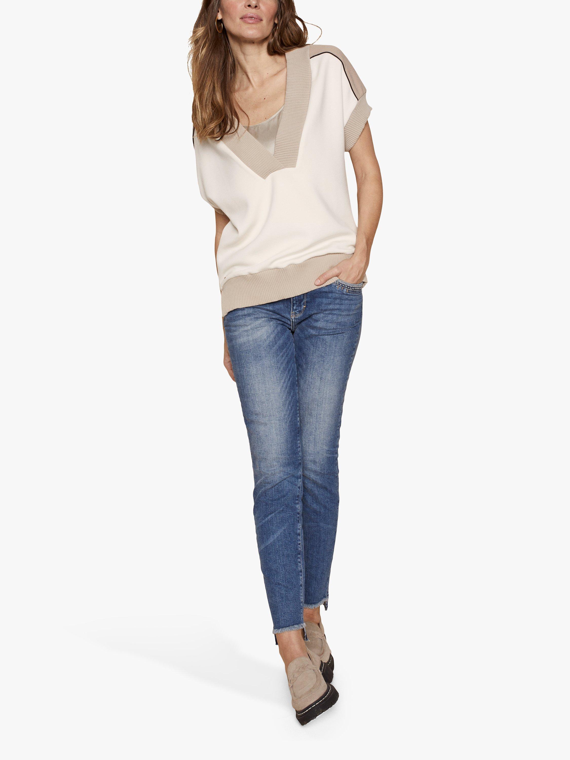 MOS MOSH Sumner Steel Slim Leg Jeans, Blue