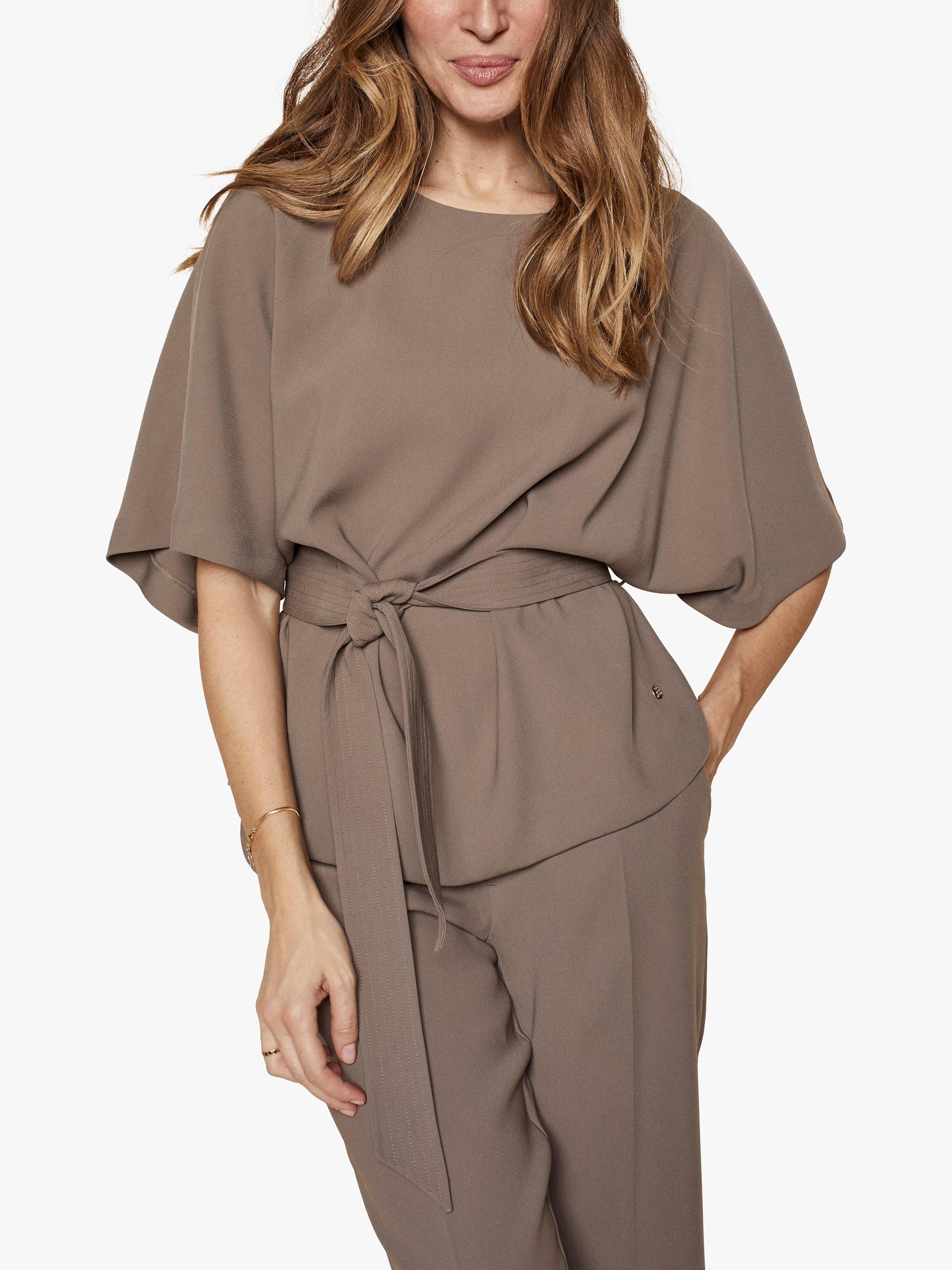 MOS MOSH Rikas Leia Relaxed Belted Blouse