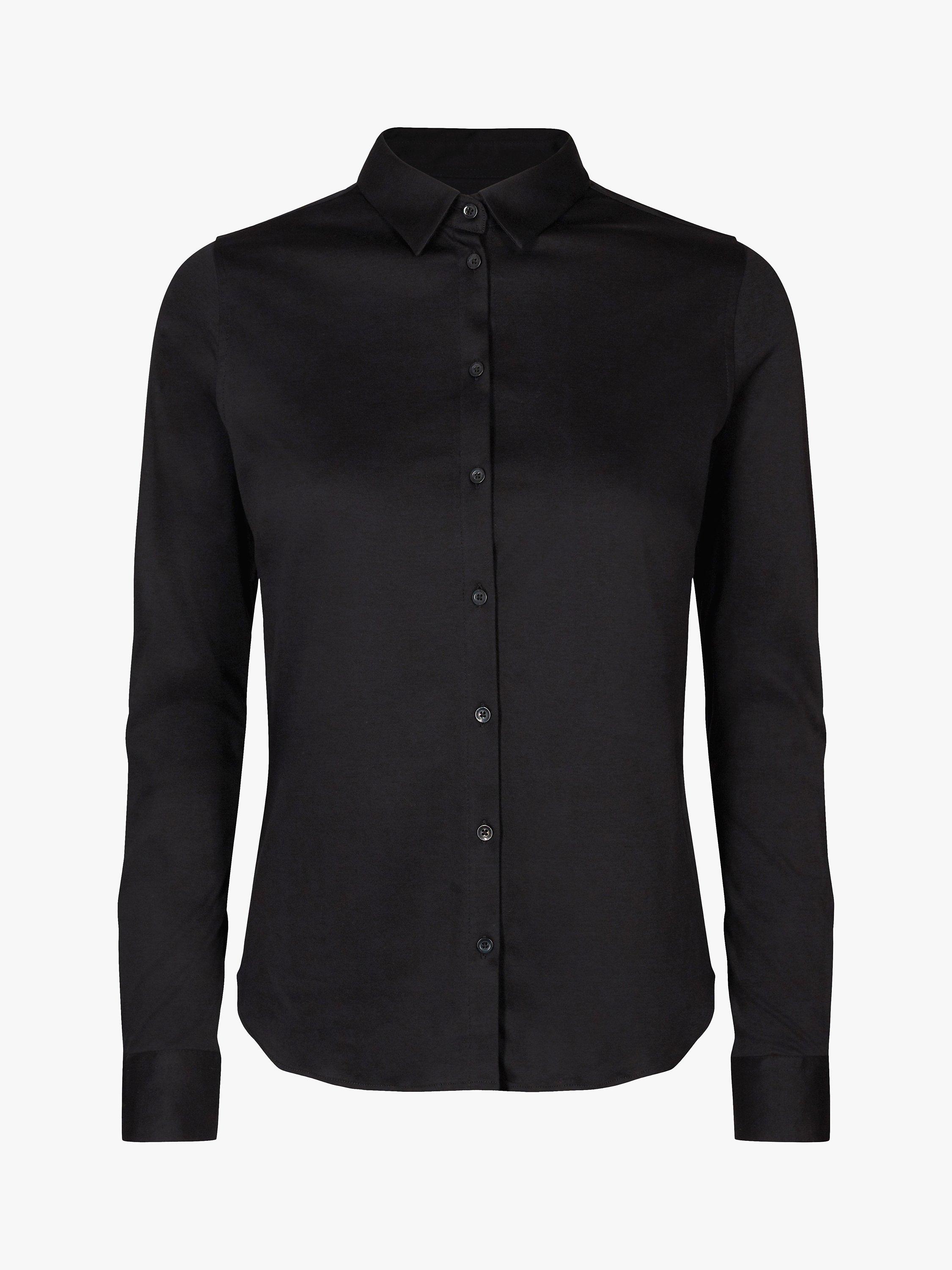 Product image 2 of 3, which shows MOS MOSH Tina Jersey Shirt, Black, XS
