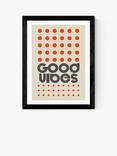 EAST END PRINTS Frances Collett 'Good Vibes' Framed Print