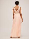 Lace & Beads Mulan Pearl Sleeveless Maxi Dress