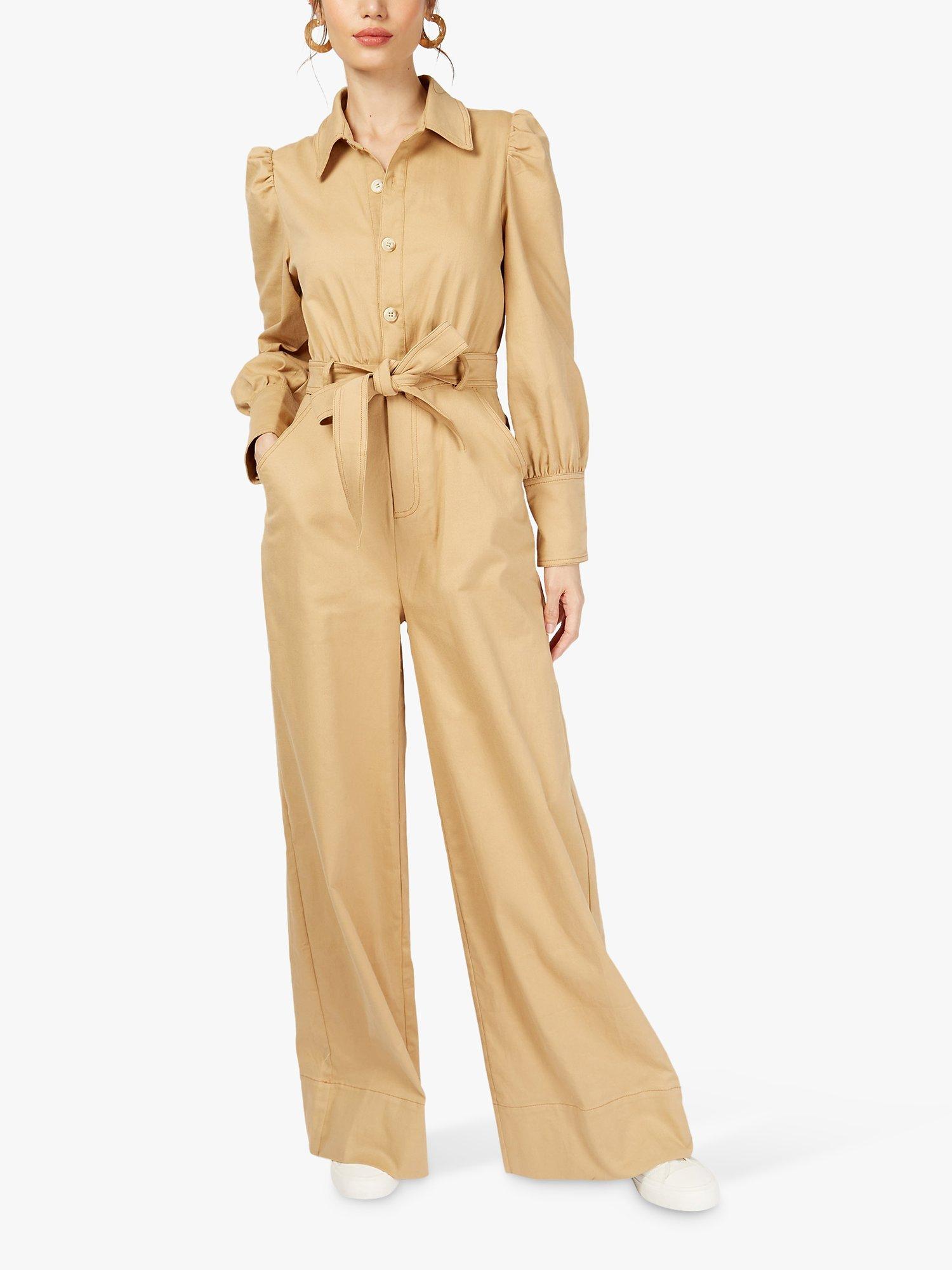 Somerset by Alice Temperley Utility Jumpsuit, Brown, 8
