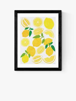EAST END PRINTS Leanne Simpson 'Lemon Harvest' Framed Print, Black Frame