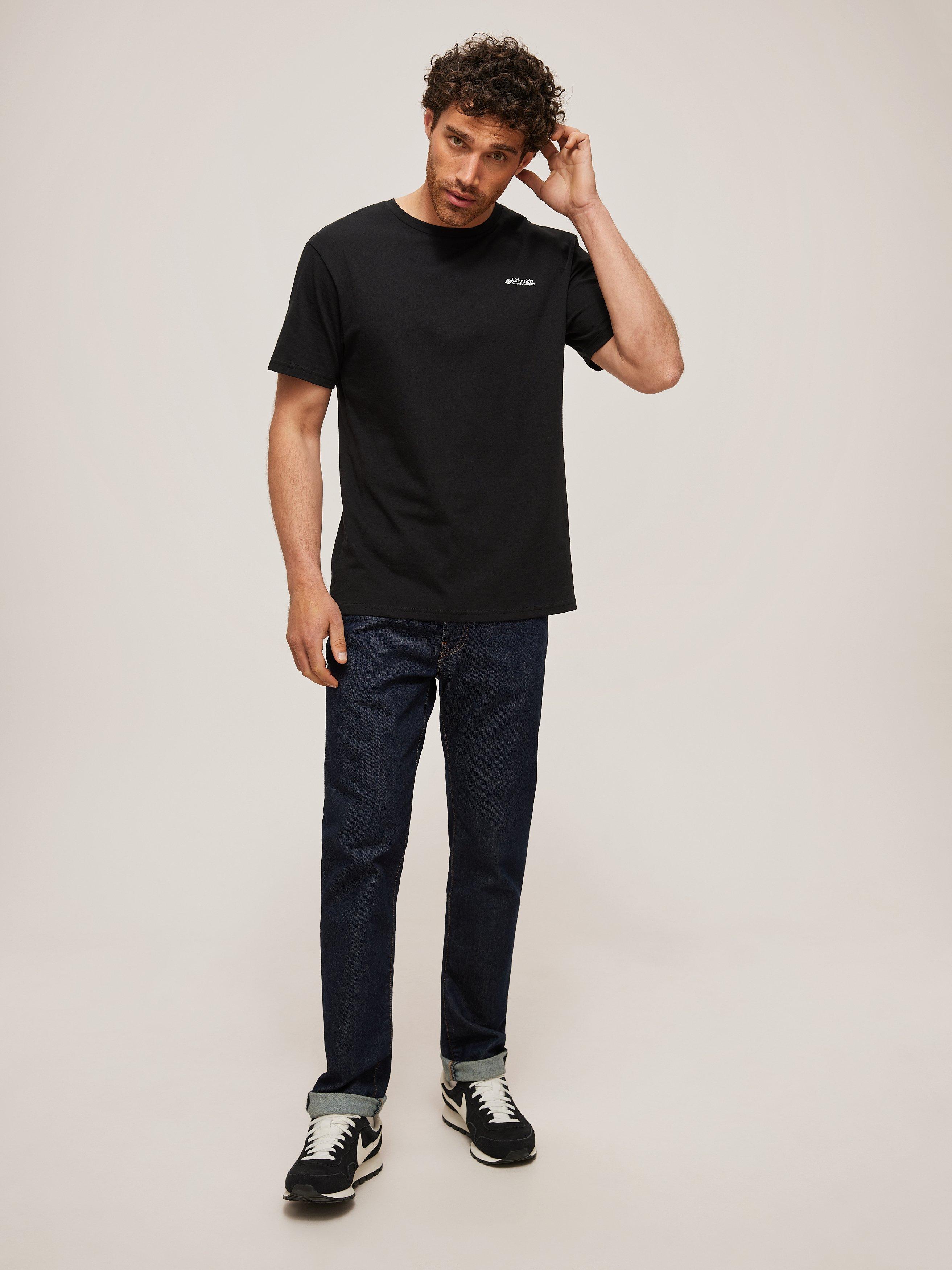 Columbia Path Lake Graphic Logo T-Shirt, Black, L