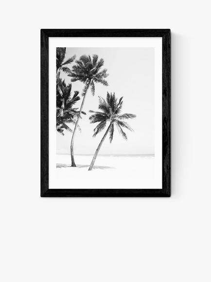 EAST END PRINTS Sisi and Seb 'Island' Framed Print, Black Frame