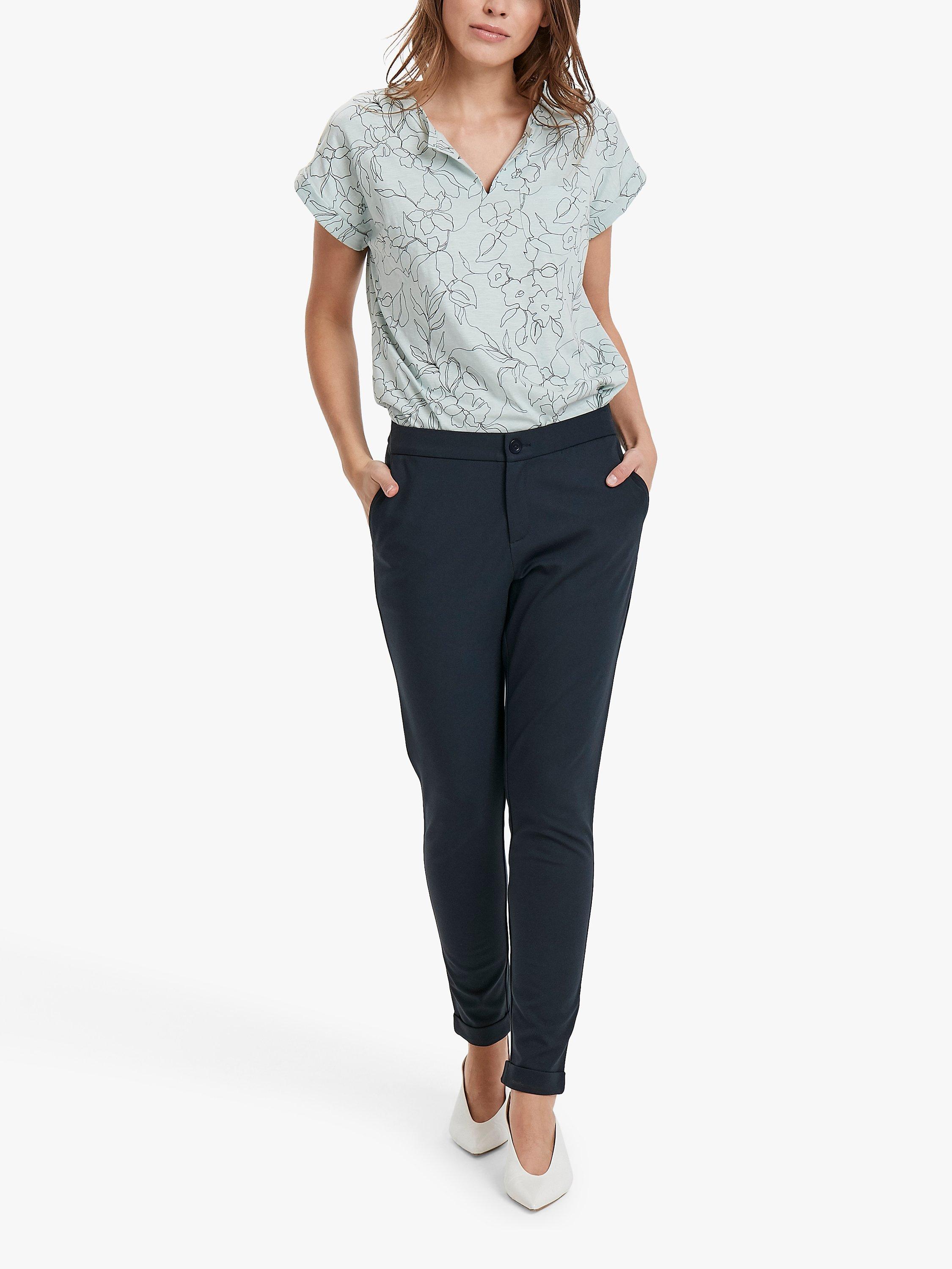 Part Two Mighty 110 Slim Leg Trousers, Light Ink, 16