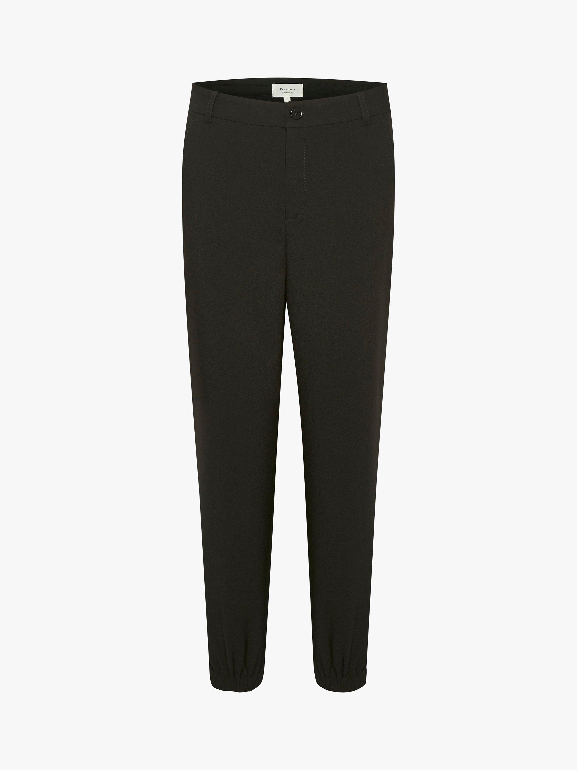 Product image 2 of 6, which shows Part Two Katja Tapered Trousers, Black, 16