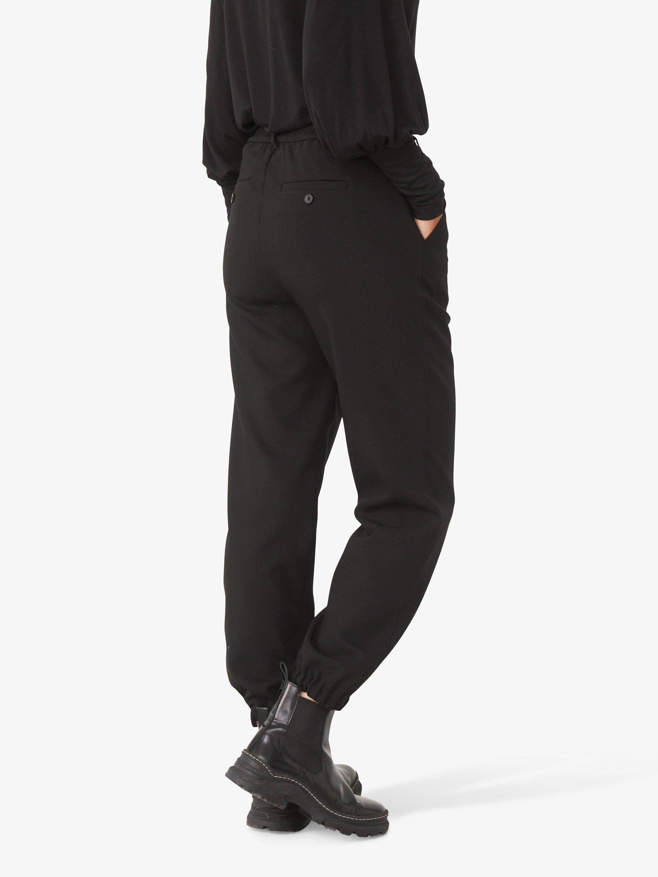 Product image 5 of 6, which shows Part Two Katja Tapered Trousers, Black, 16