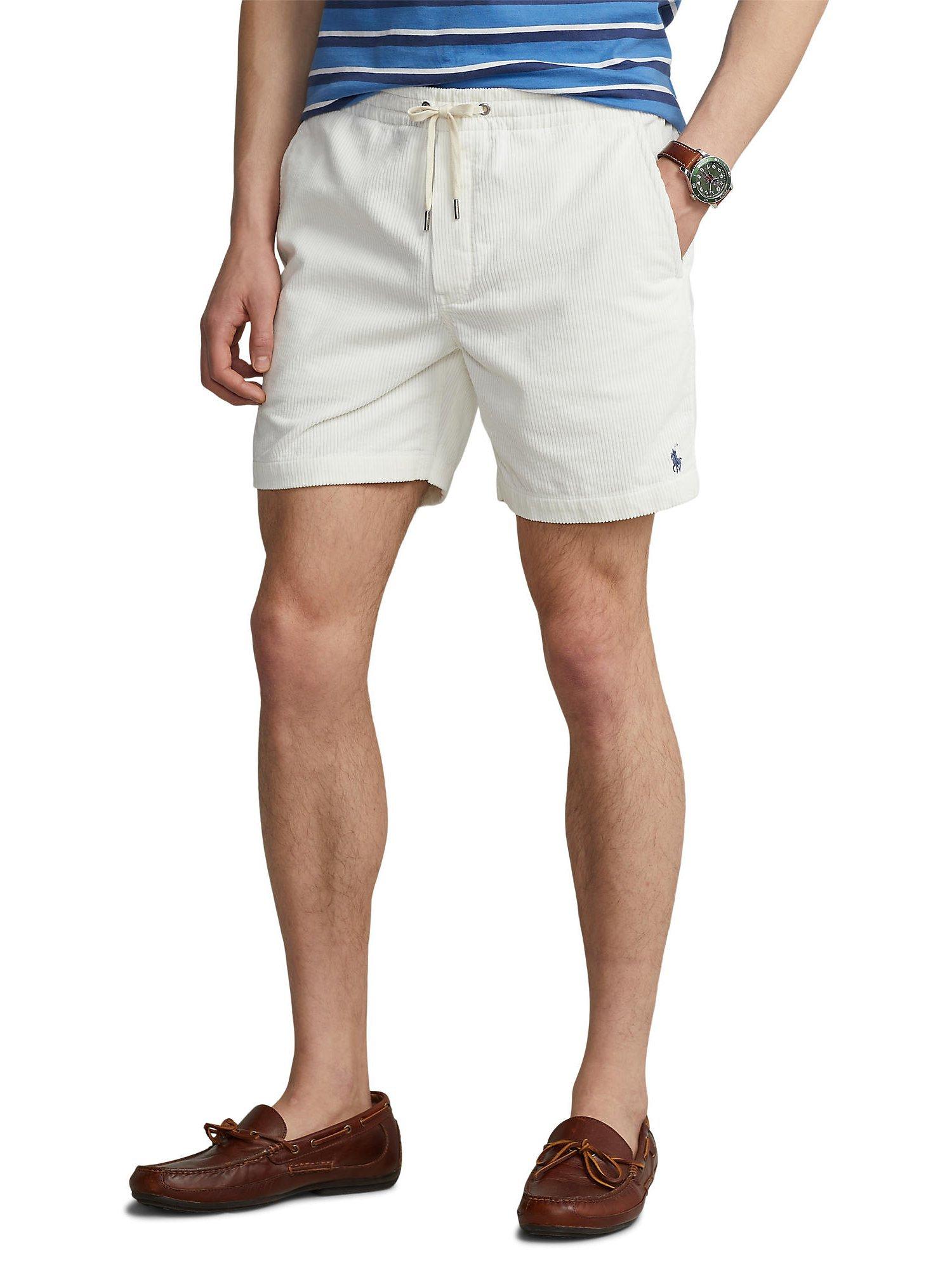 Product image 1 of 6, which shows Polo Ralph Lauren Prepster Brushed Shorts, Warm White, L