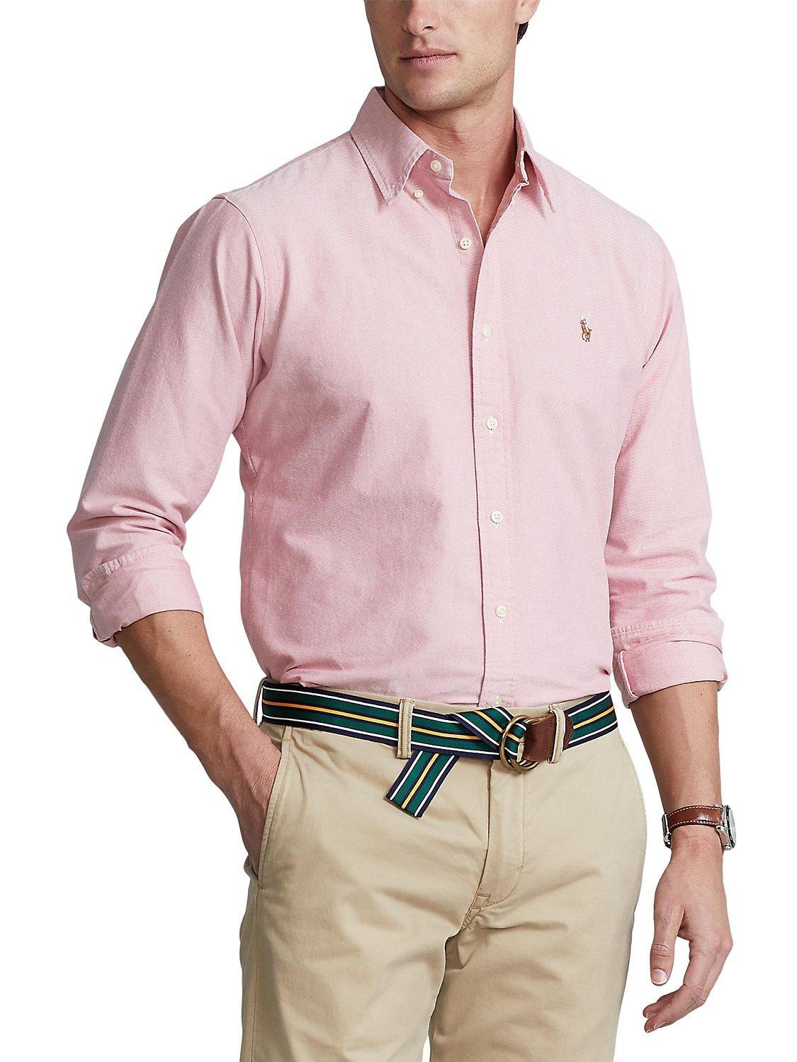 Polo Ralph Lauren Cotton Oxford Shirt, Sunrise Red