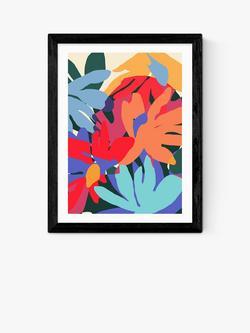 EAST END PRINTS 83 Oranges 'Where Flowers Blossom' Framed Print, Black Frame