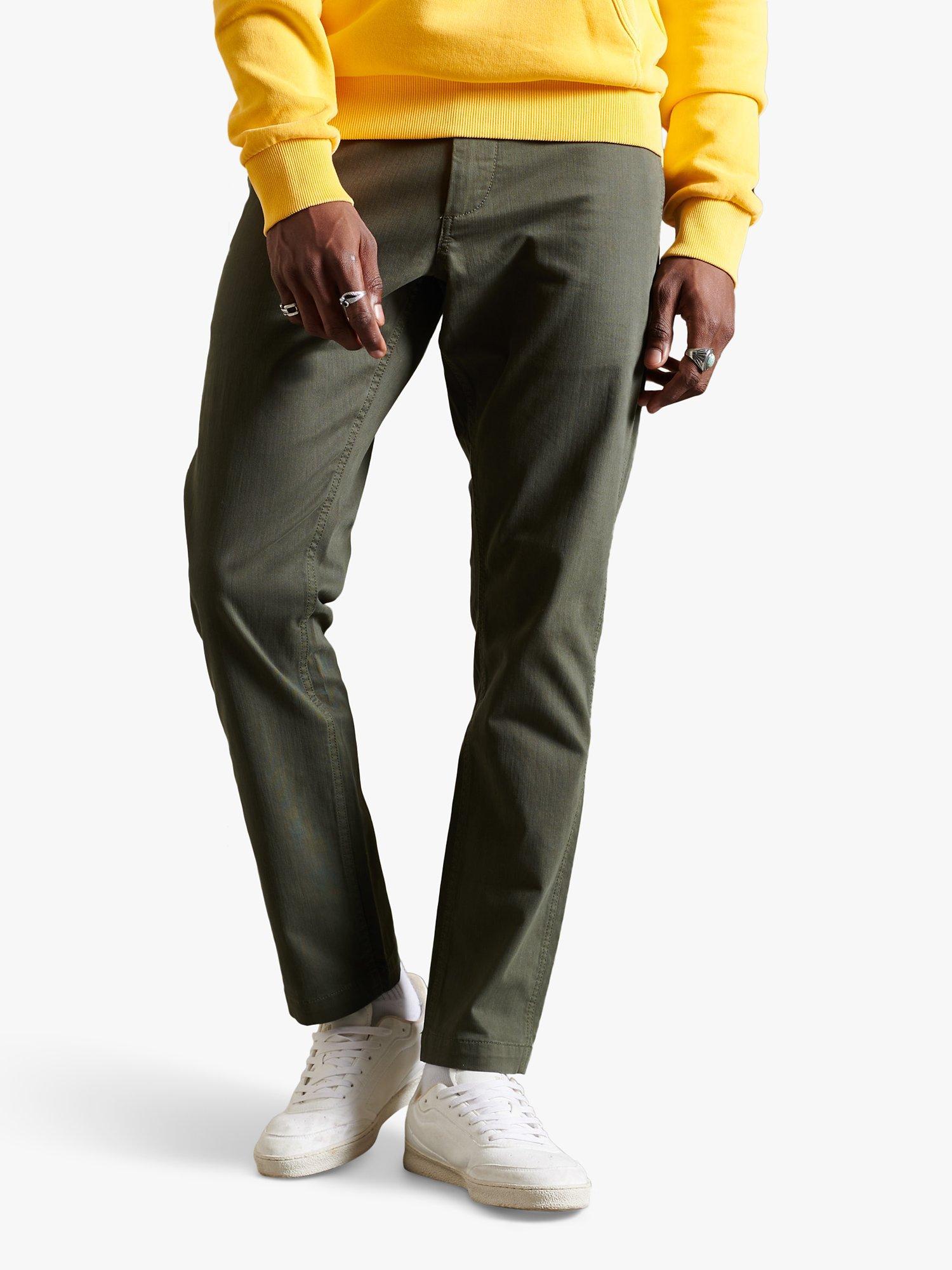 Superdry Officers Slim Chinos, Surplus Goods Olive