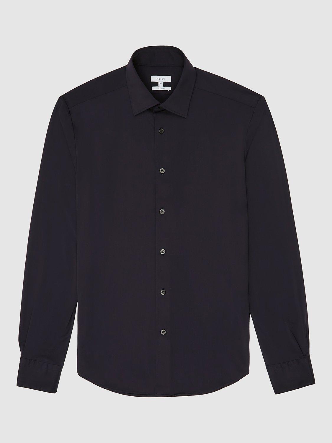 Product image 3 of 5, which shows Reiss Voyager Shirt, Navy, M