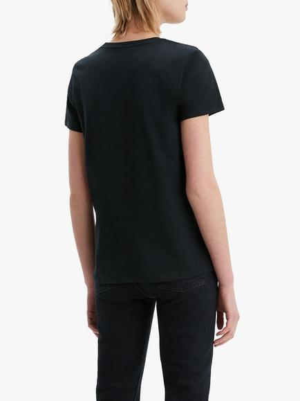 Levi's The Perfect Batwing Logo T-Shirt - view 2, Black/Red