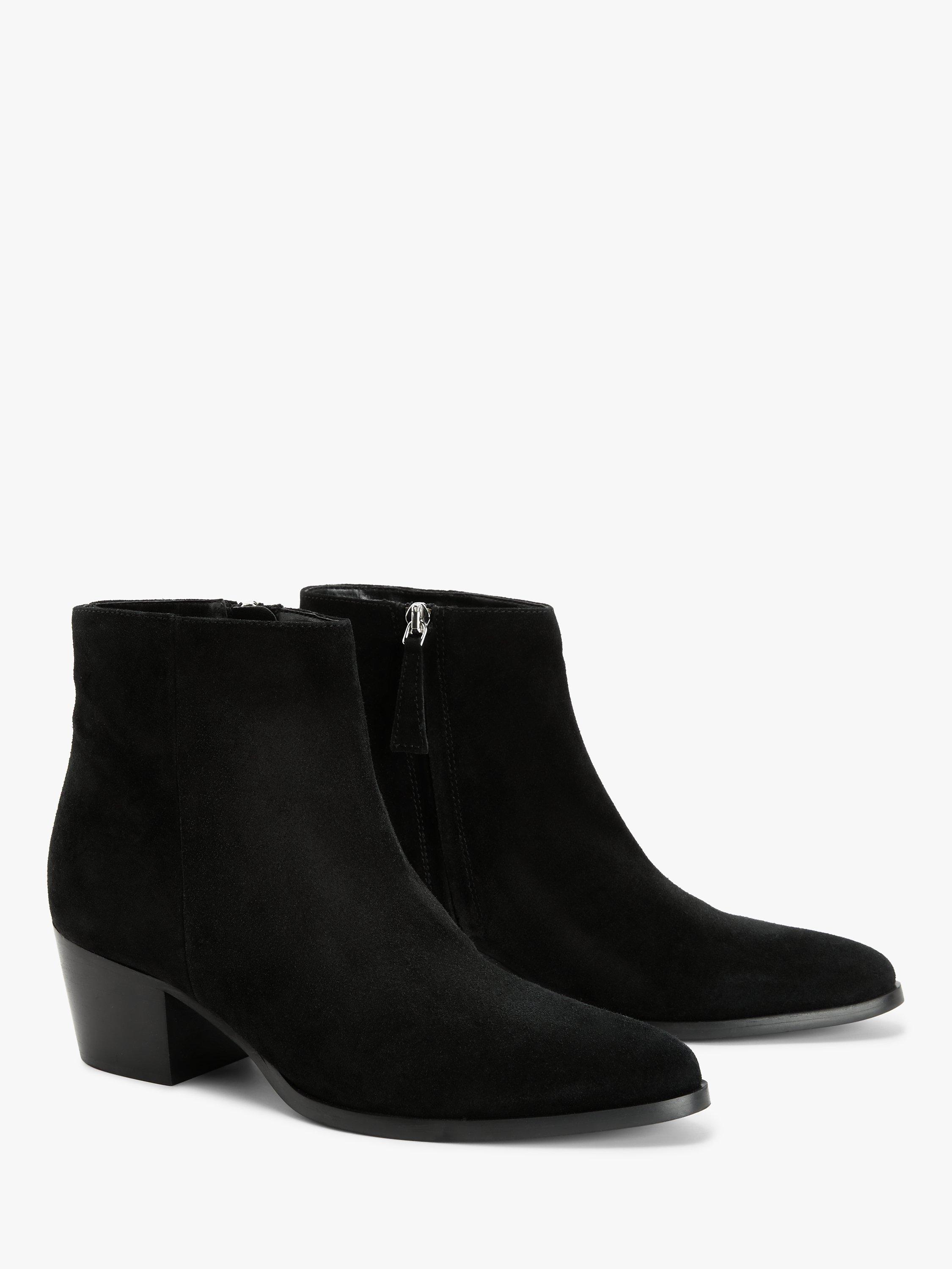 Office London black suede ankle boots outlet 37