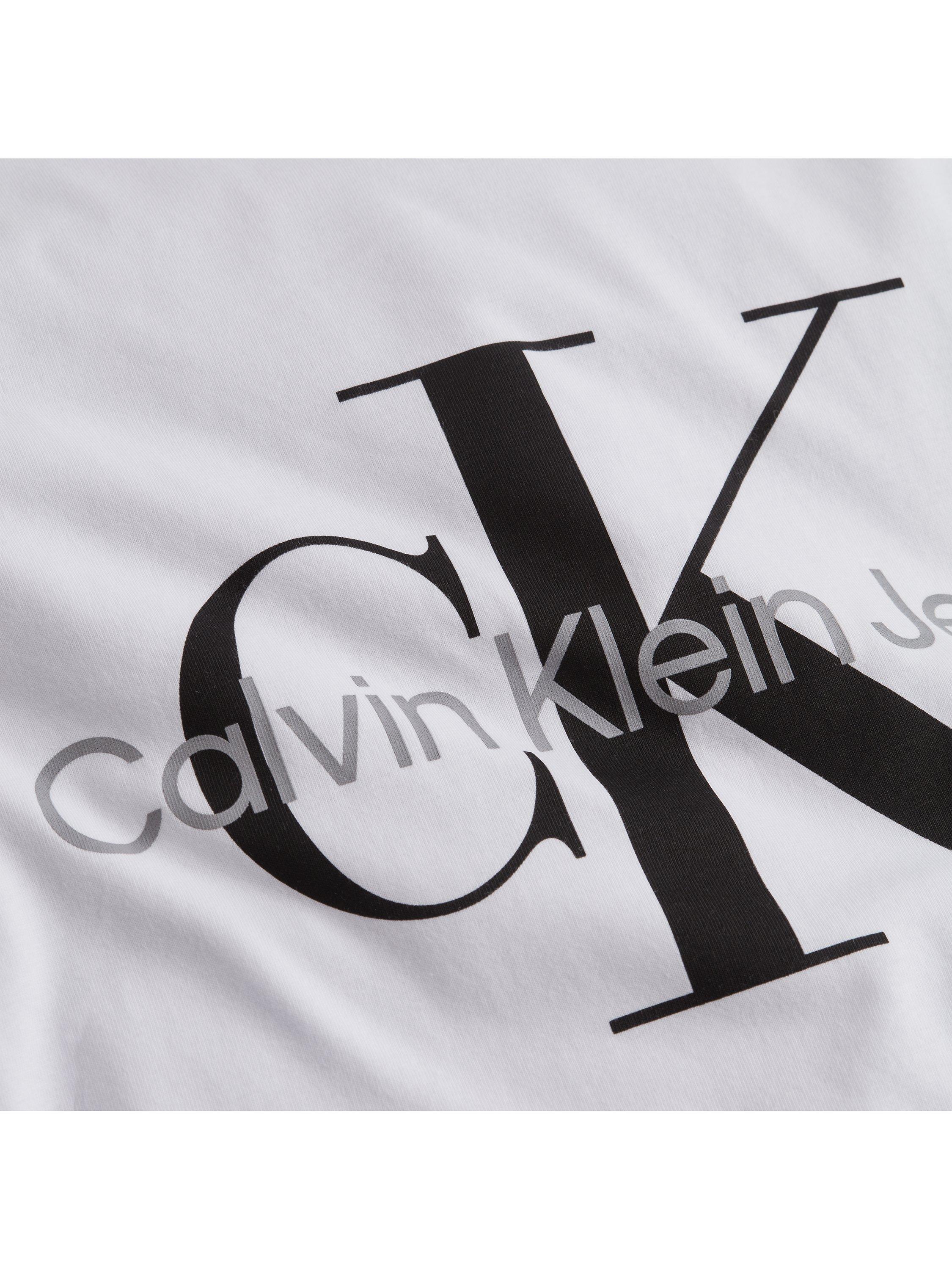 Product image 3 of 3, which shows Calvin Klein Jeans Core Logo T-Shirt, Bright White, XXL