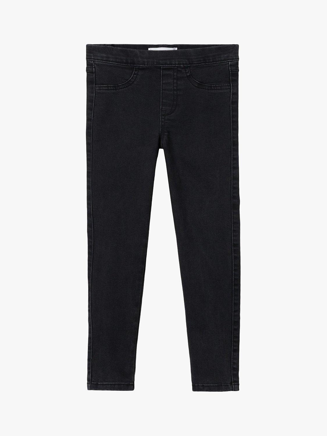 Mango Kids' Jegging Jeans, Black