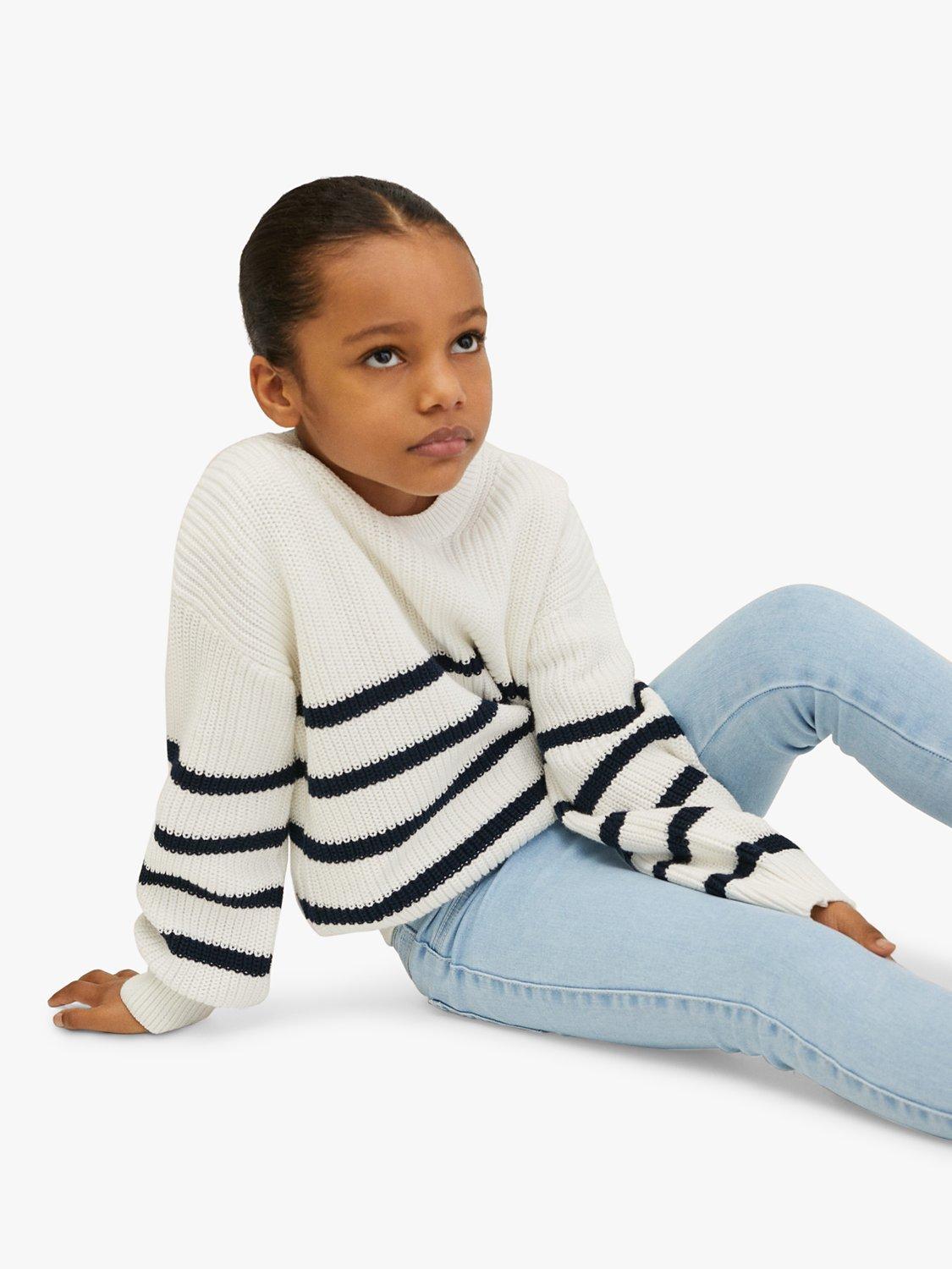 Mango Kids' Jegging Jeans, Light Blue