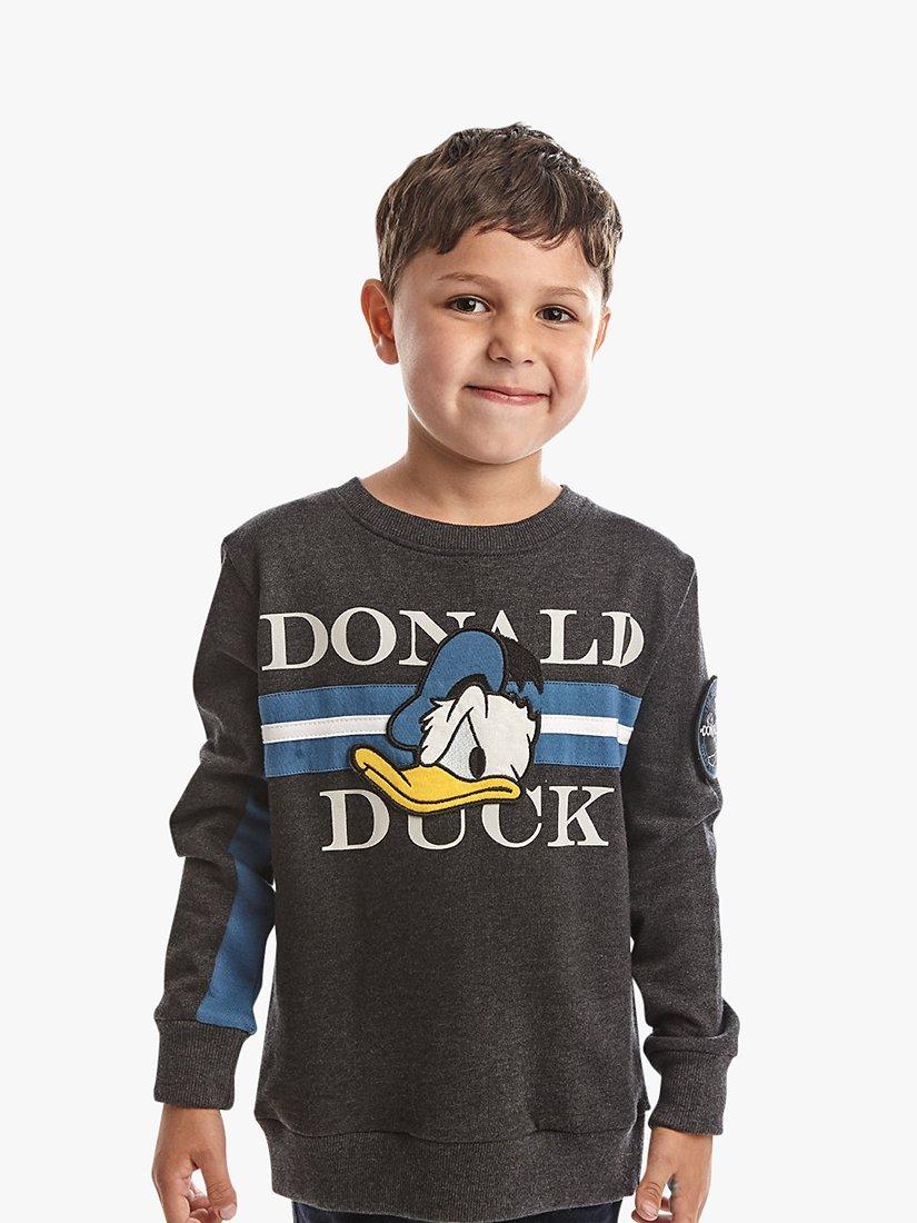 Fabric Flavours Kids' Donald Duck Quacci Sweatshirt, Multi