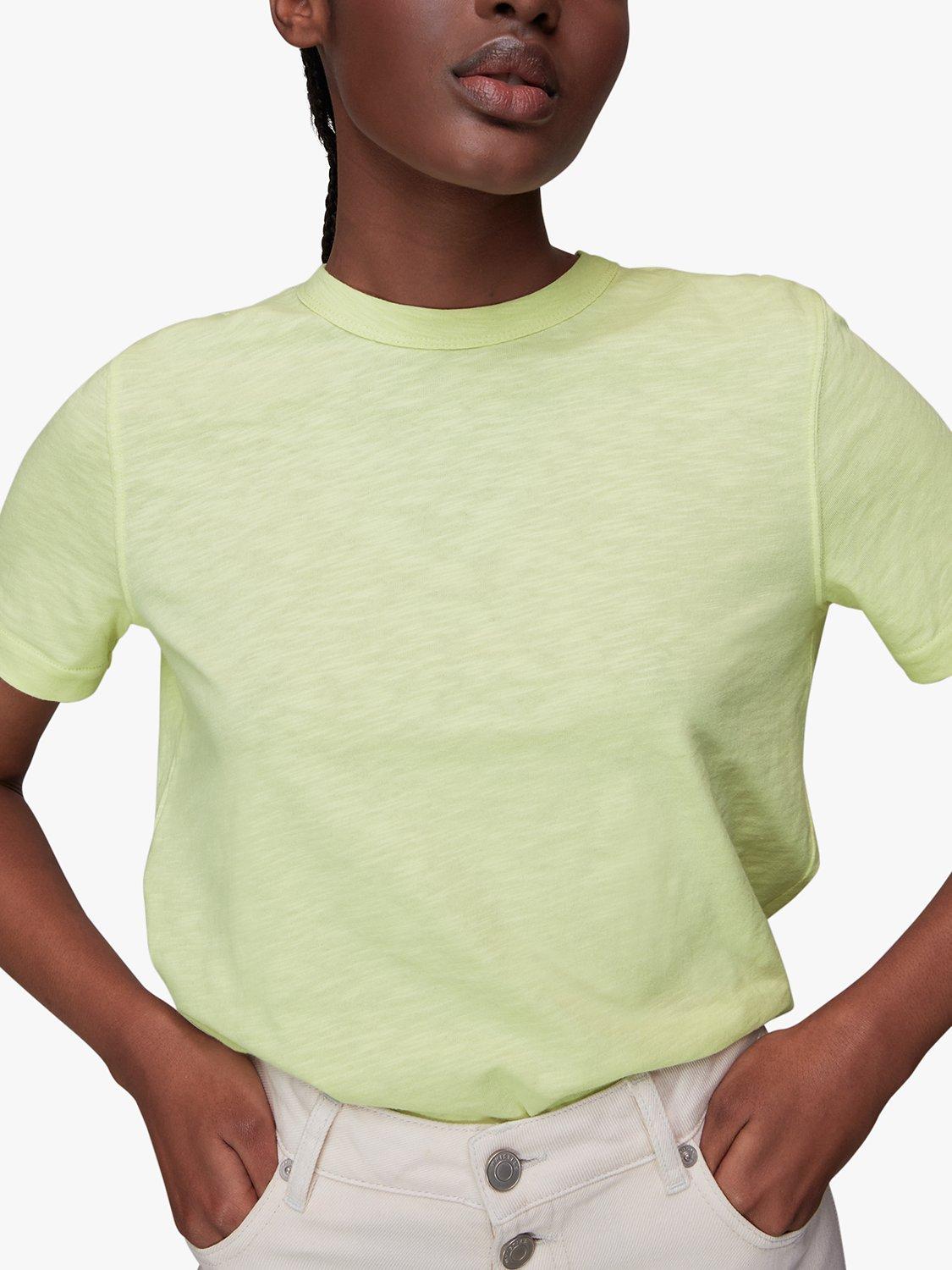 Whistles Emily Ultimate T-Shirt, Lime Green 
