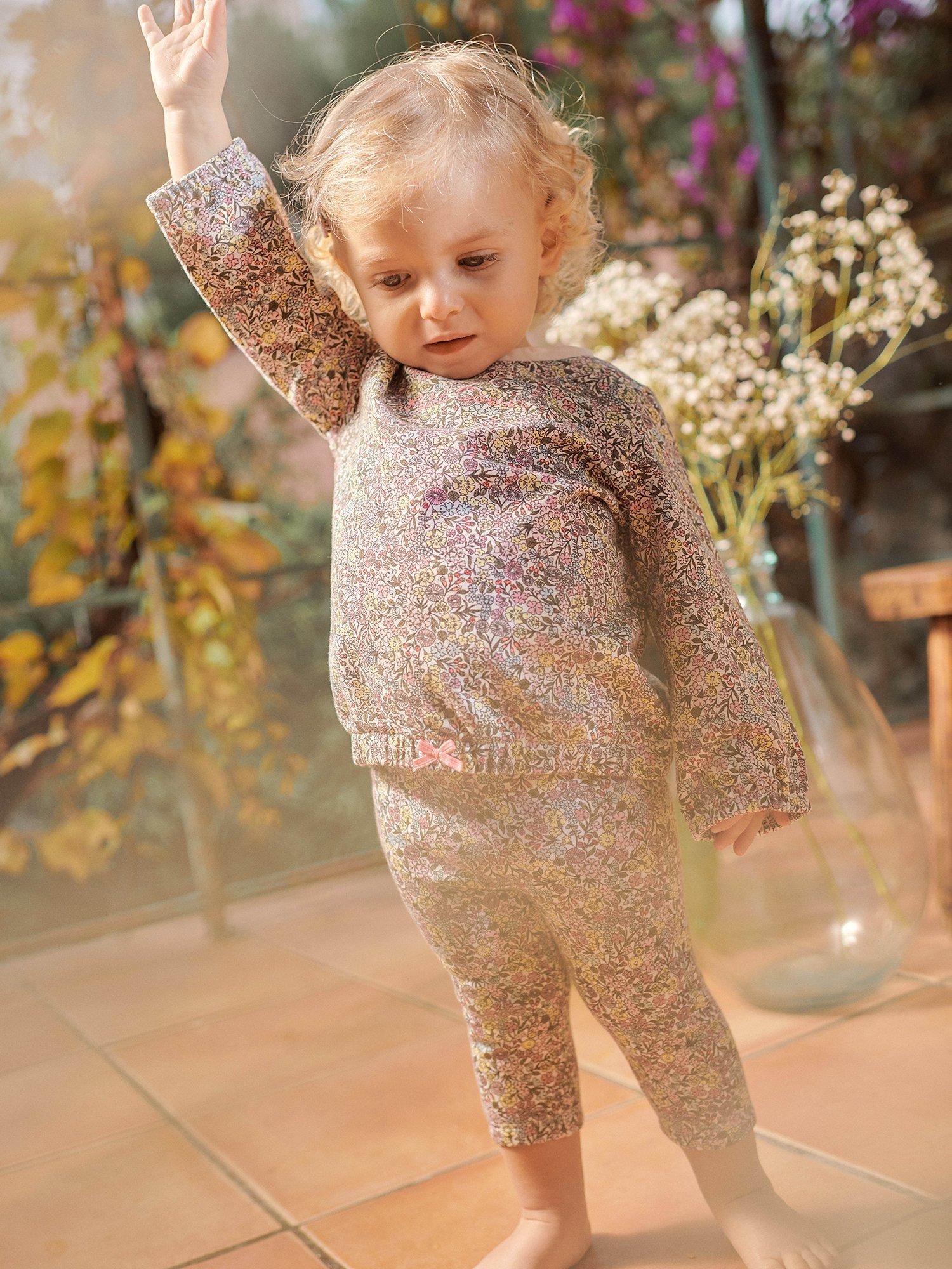 Sergent Major Baby Ditsy Floral Sweatshirt, Yellow