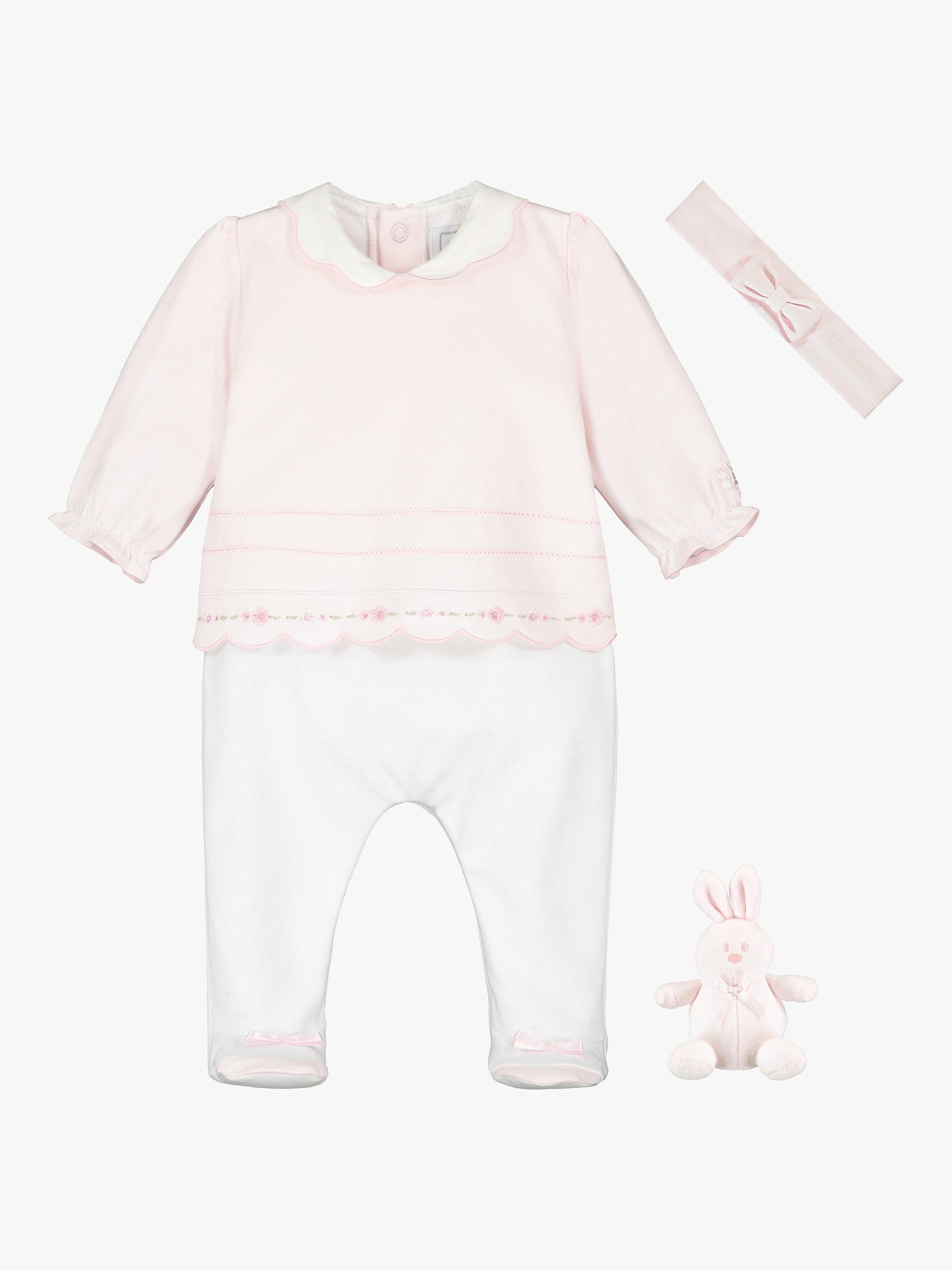 Emile et Rose Betty Sleepsuit, Headband & Toy Set, Pink