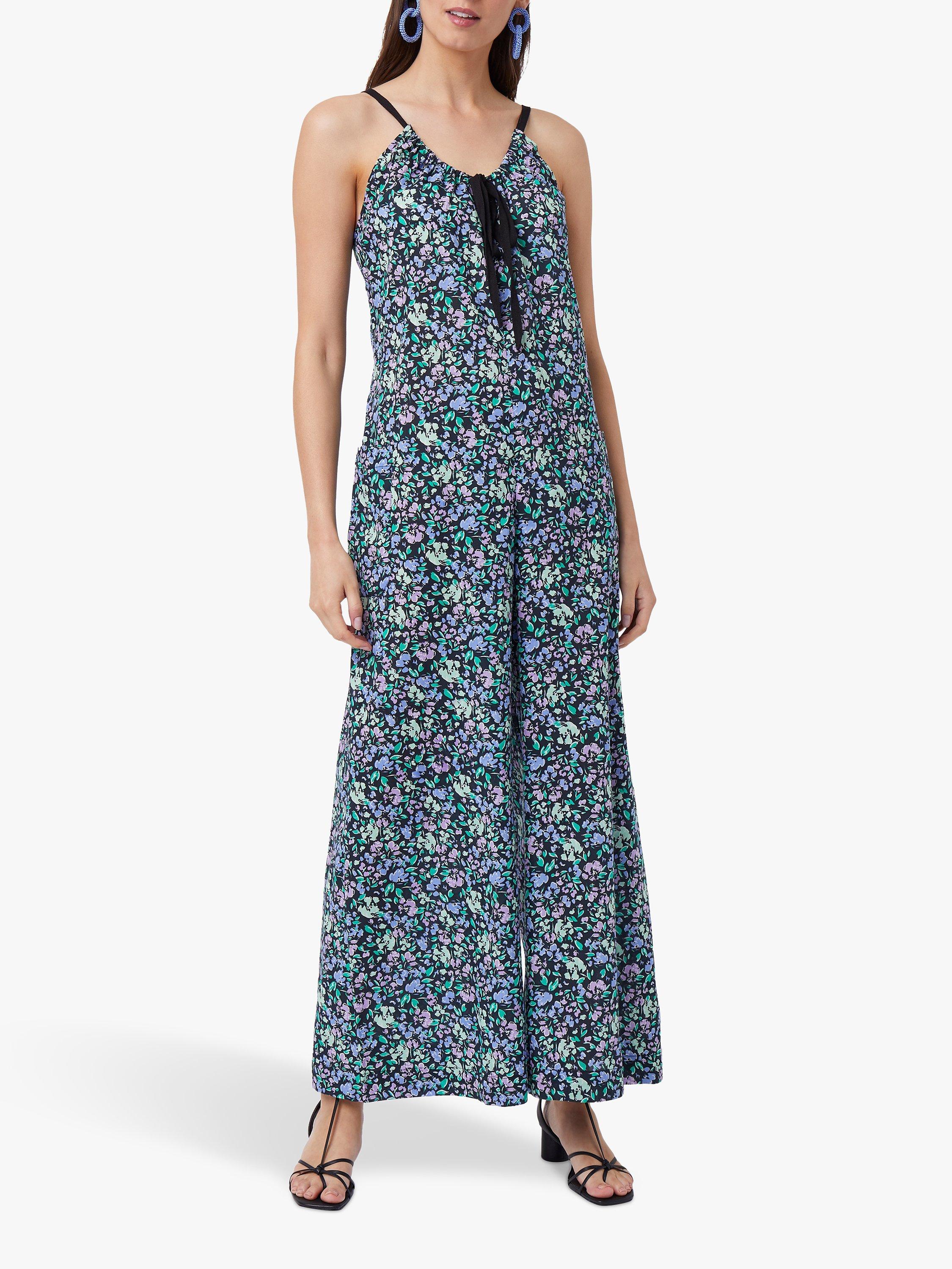 Great Plains Zinnia Floral Wide Leg Jumpsuit, Multi