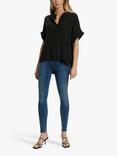 Soaked In Luxury Helia Shirt, Black