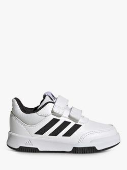 adidas Kids' Tensaur Sport Riptape Running Shoes, White/Black/Black, White/Black/Black