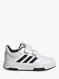 adidas Kids' Tensaur Sport Riptape Running Shoes, White/Black/Black