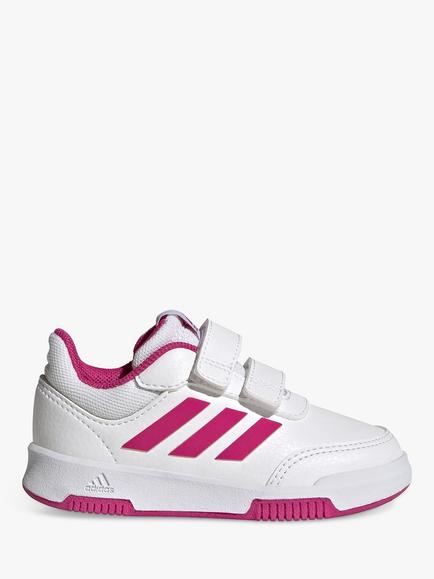 adidas Kids' Tensaur Sport Riptape Running Shoes, Cloud White/Team Real Magenta/Core Black