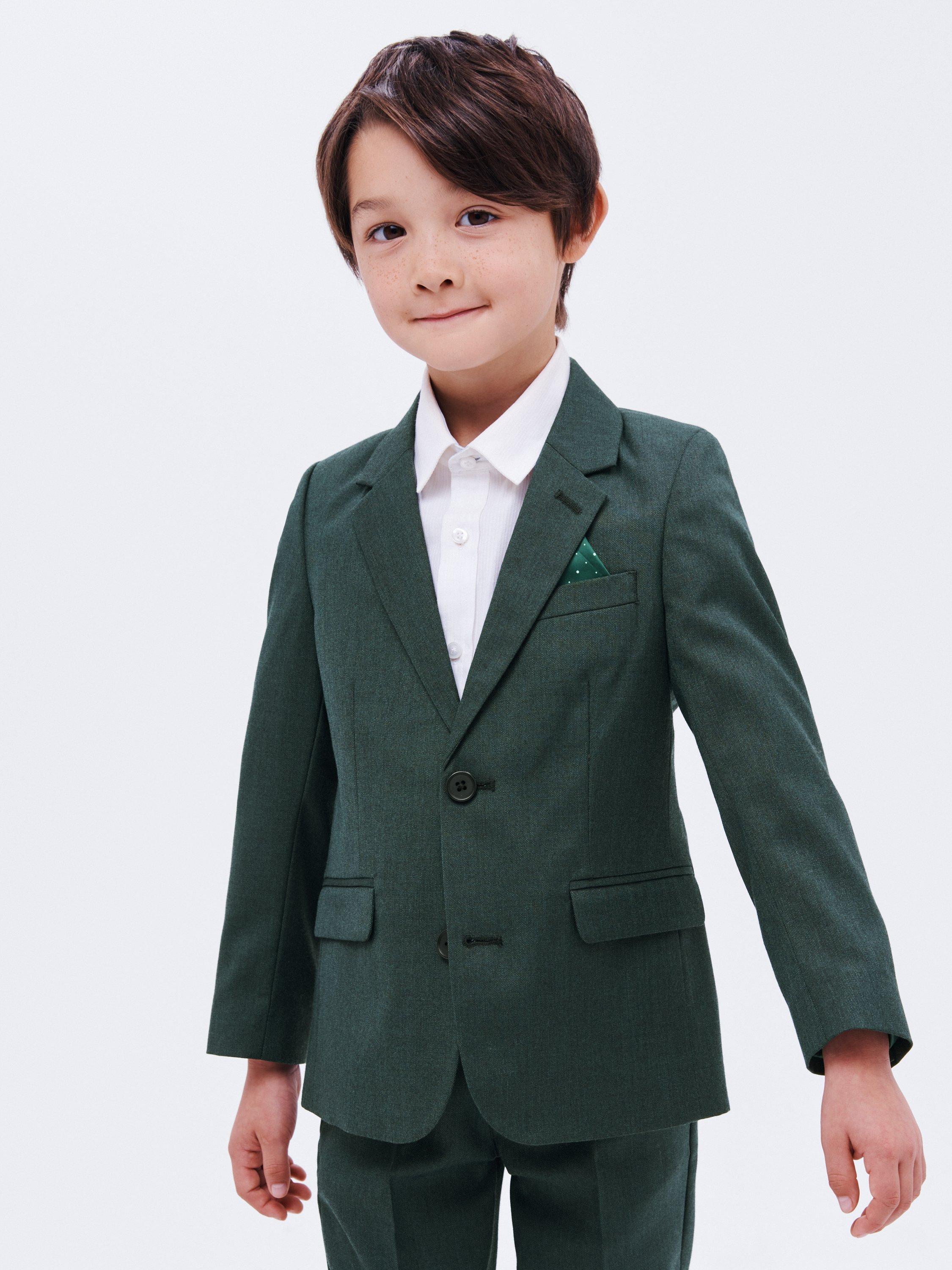 John Lewis Heirloom Collection Kids' Twill Blazer, Green