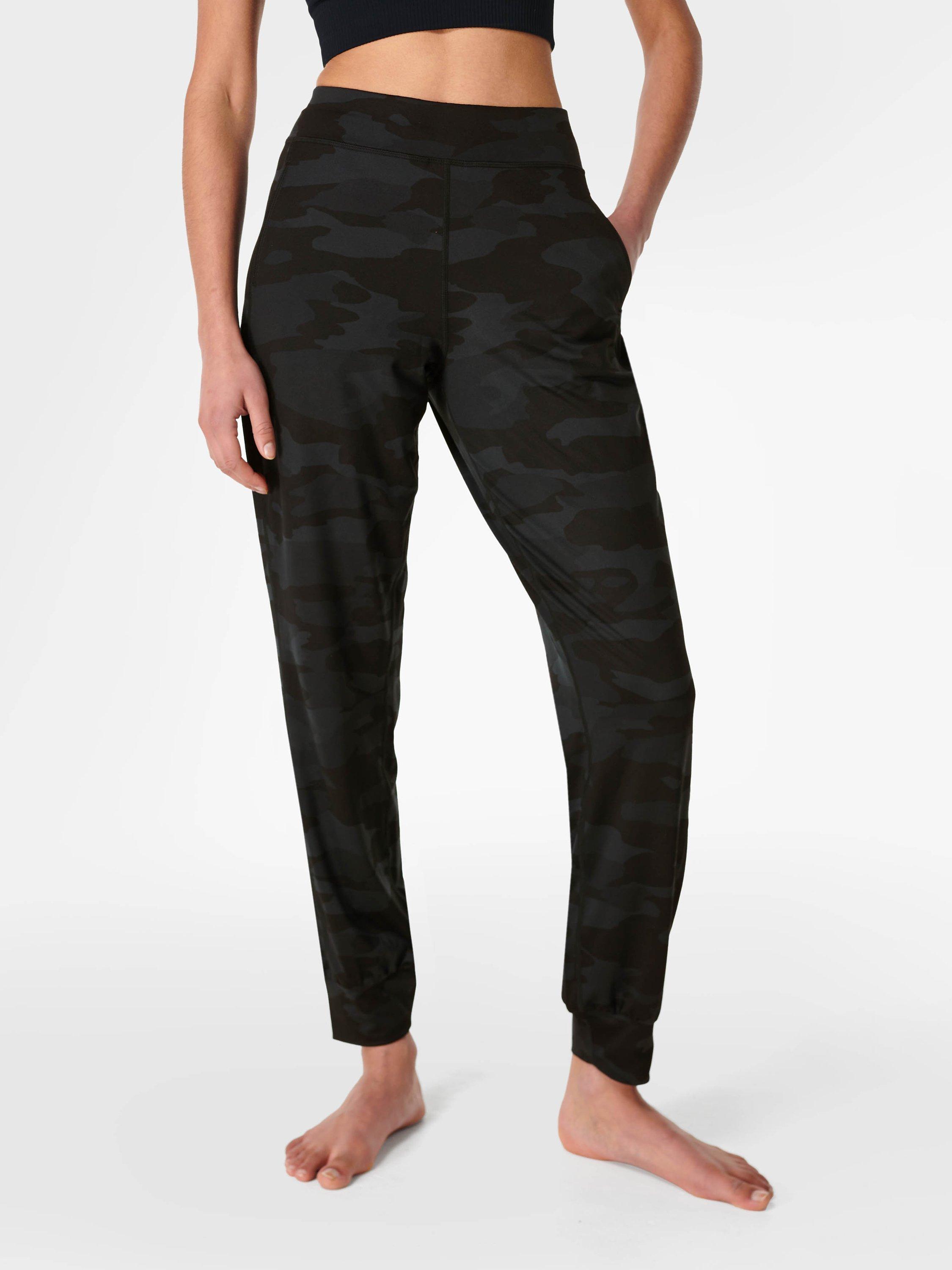 Sweaty Betty Gary 27" Yoga Pants, Ultra Black Camo Print