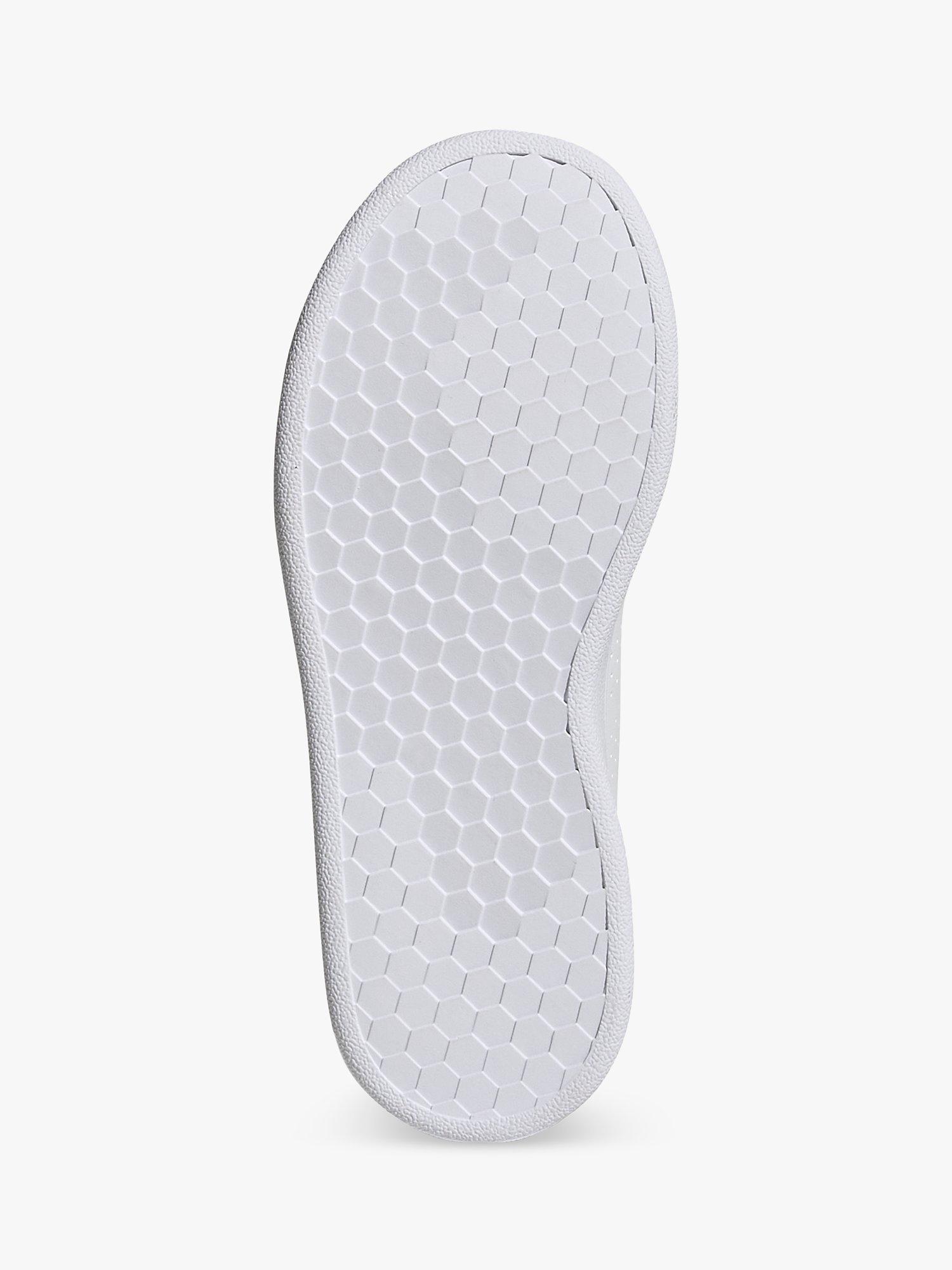 Product image 9 of 10, which shows adidas Kids' Advantage Lace-Up Trainers, Cloud White/Green/Core Black, 3