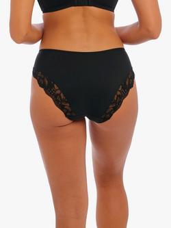 Fantasie Reflect Lace Detail Bikini Knickers - view 2, Black