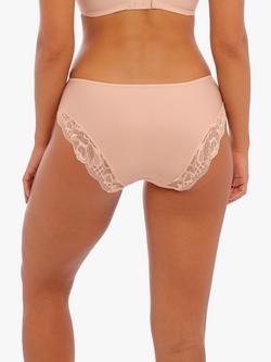 Fantasie Reflect Lace Detail Bikini Knickers - view 2, Natural Beige
