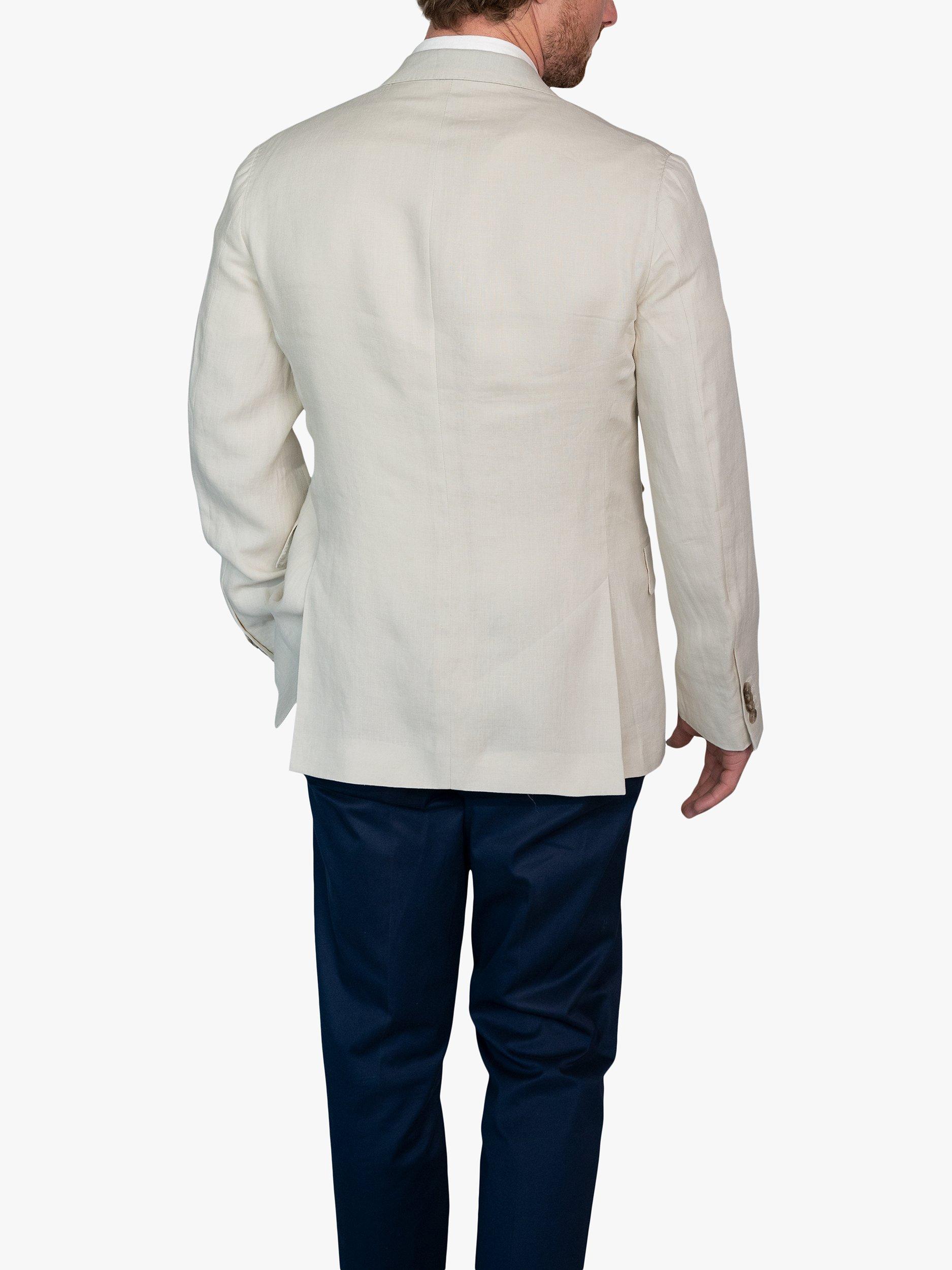 KOY Linen Blazer, Beige, 48R