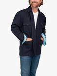 KOY Linen Overshirt Jacket, Navy