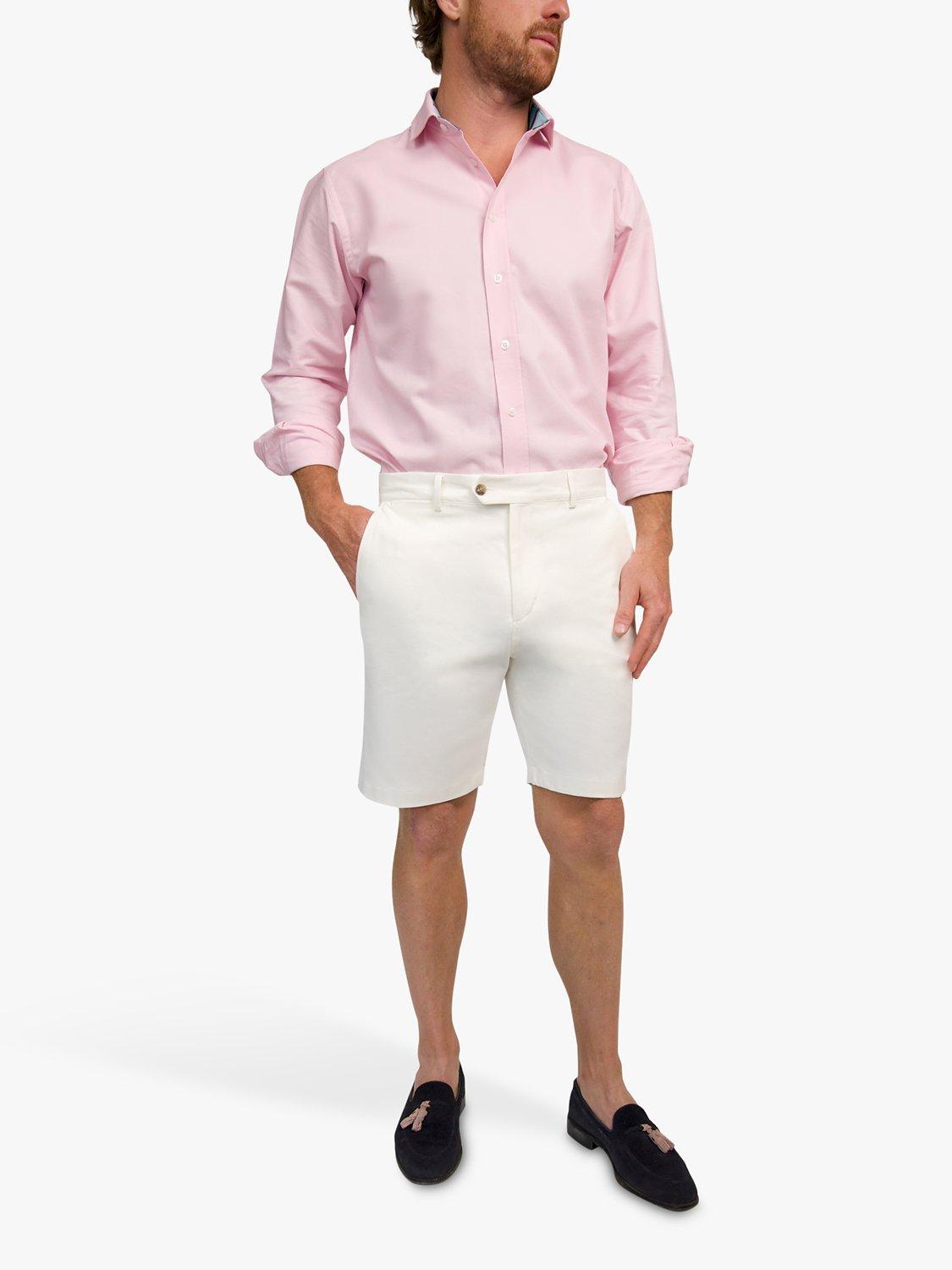KOY Slim Chinos Shorts, White