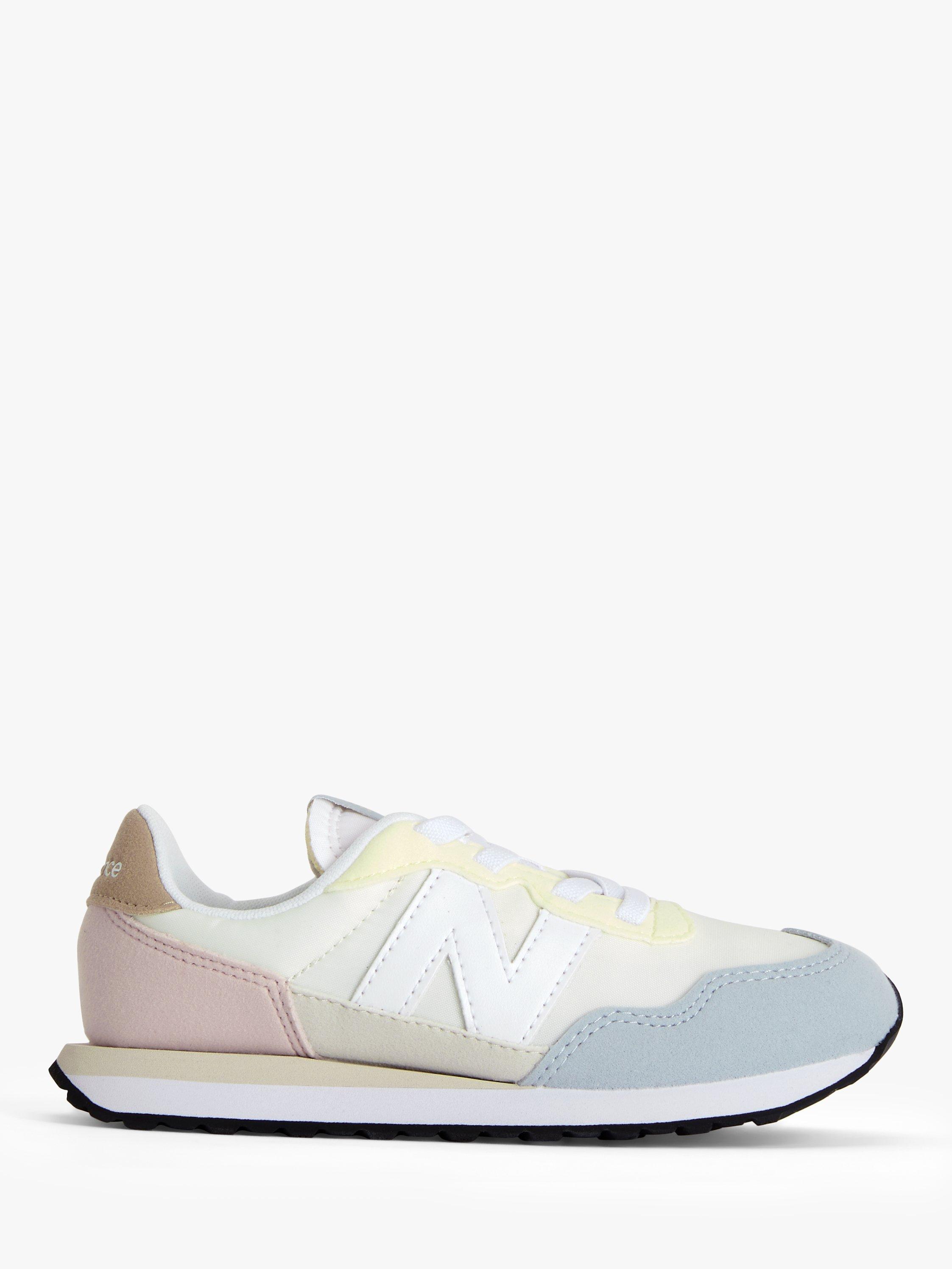 New Balance Kids' 237 Bungee Trainers, Light Cyclone/Pink Sand