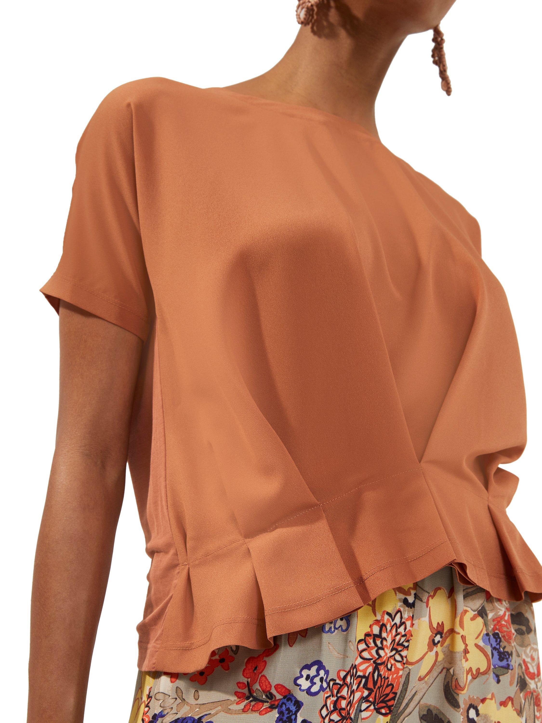 French Connection Augusta Pleat Top, Sierra 