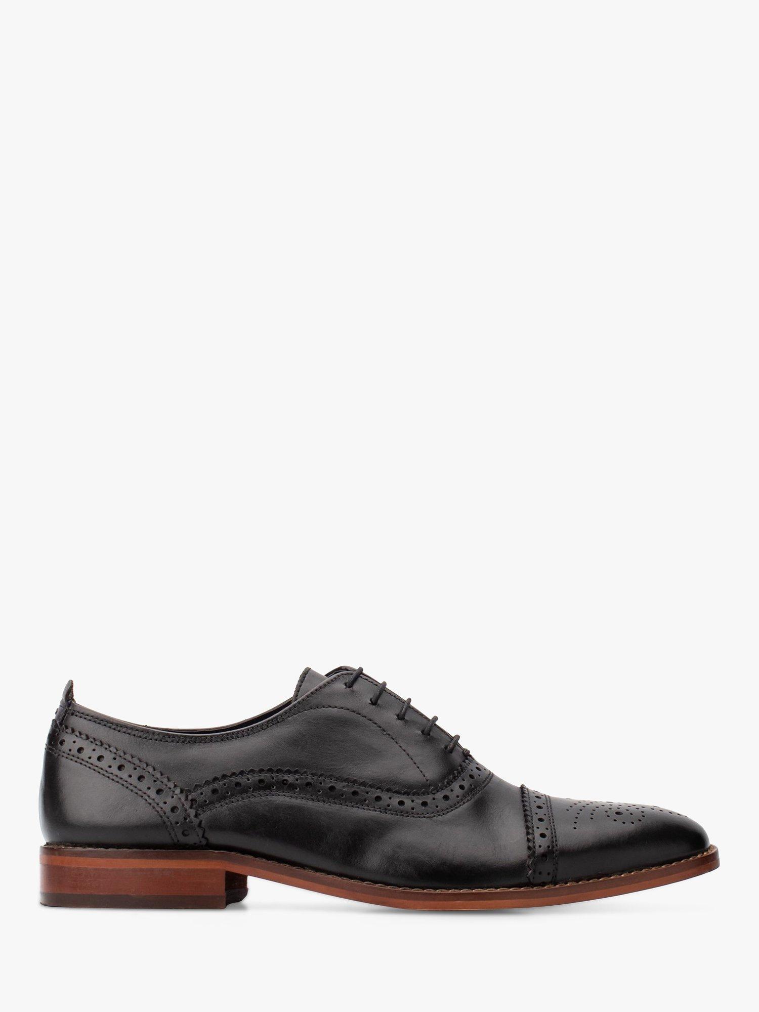 Base London Cast Leather Lace Up Brogues
