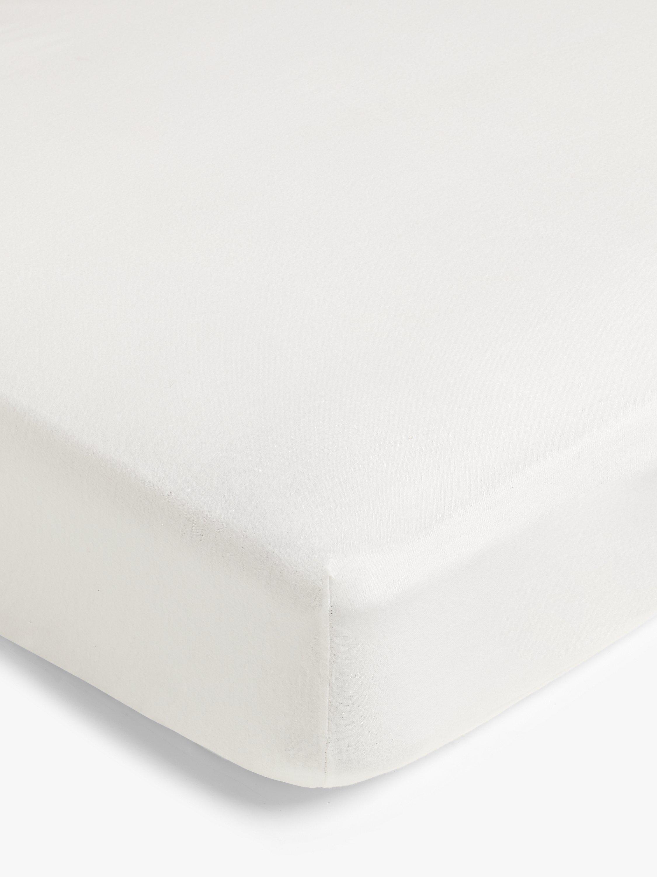 John Lewis Brushed Cotton Flat Sheet