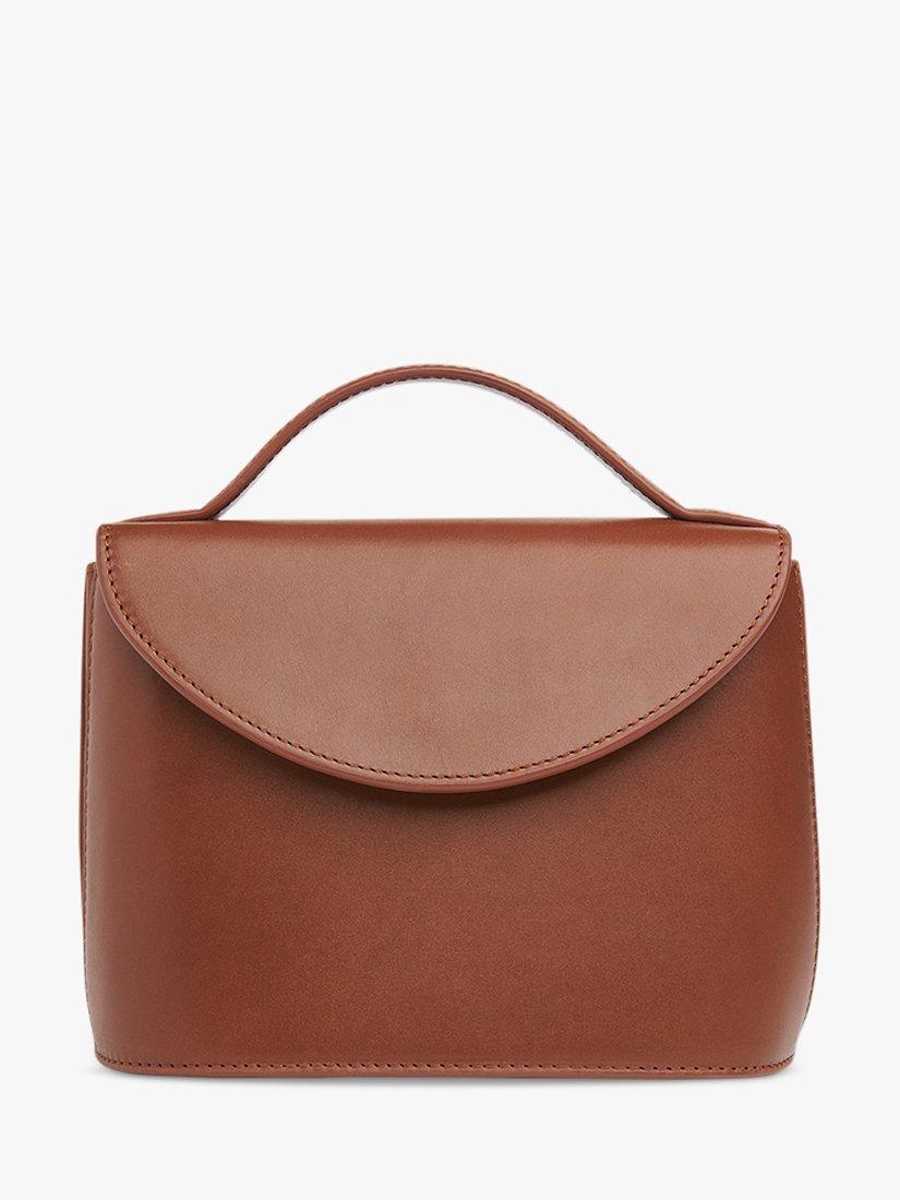Whistles Eames Leather Chain Strap Cross Body Bag, Tan, One Size