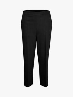 KAFFE Sakura Cropped Trousers - view 2, Deep Black